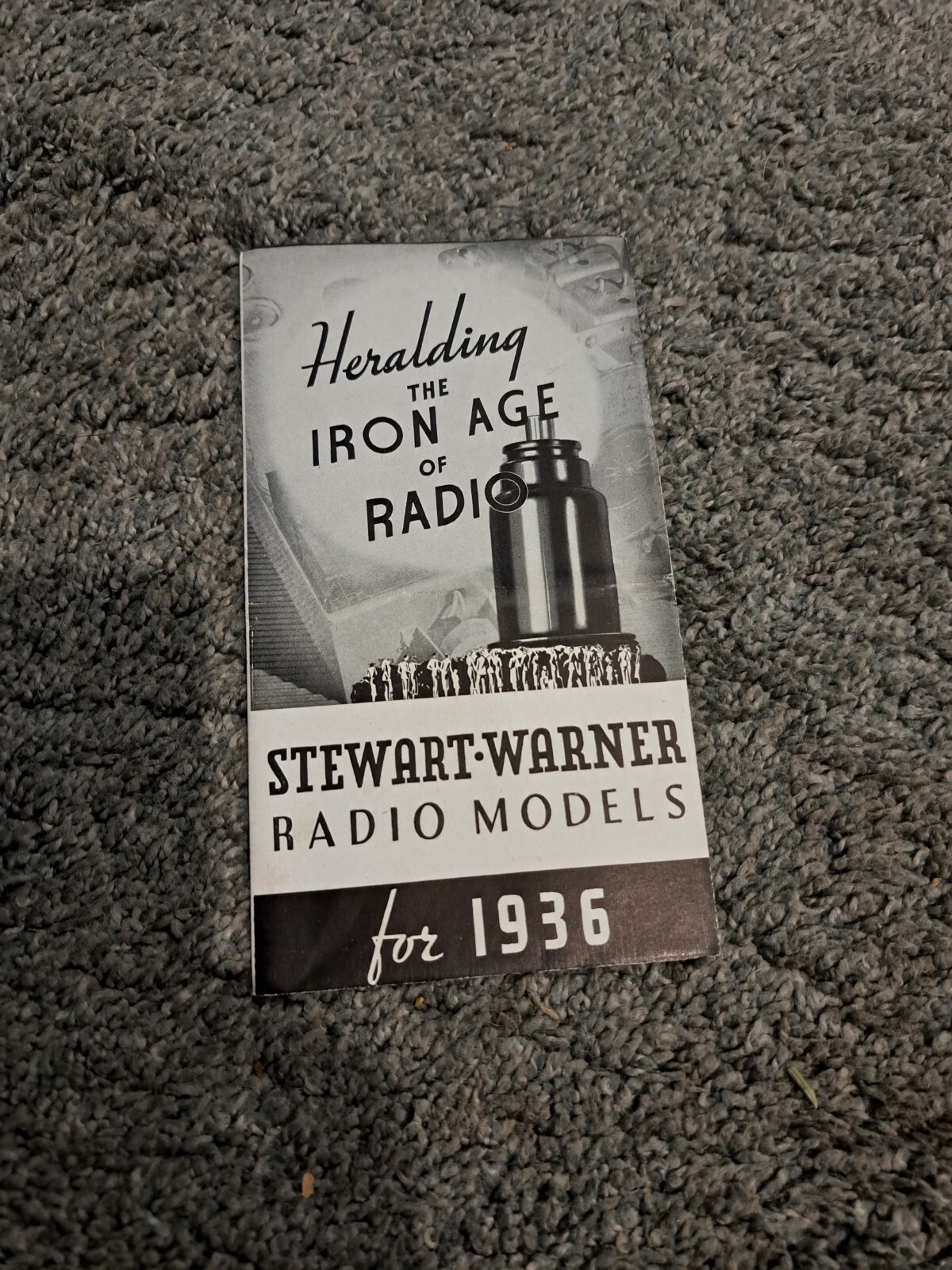 Vintage Stewart-Warner 1936 Radio Models Sales Brochure Catalog
