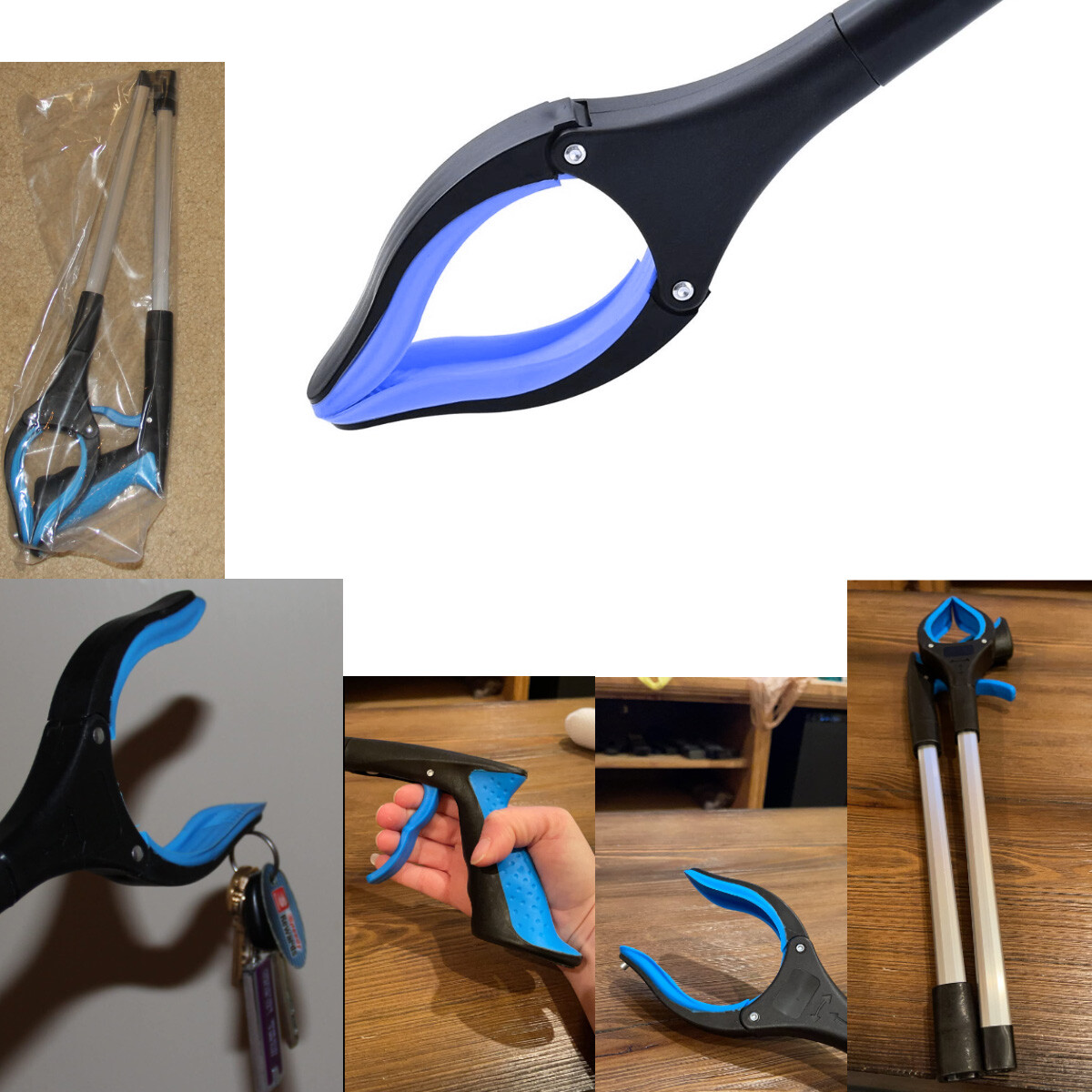 32‘’ Grabber Pick Up Tools Extended Garbage Reaching Stick Trash Pickers Folding