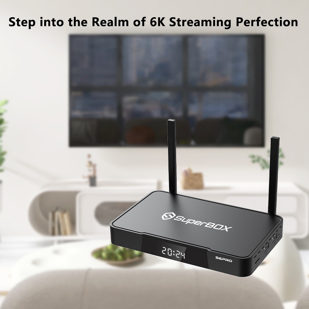 SuperBox S6 Pro BOX - Authorized Distributor - Free Shipping Android 12