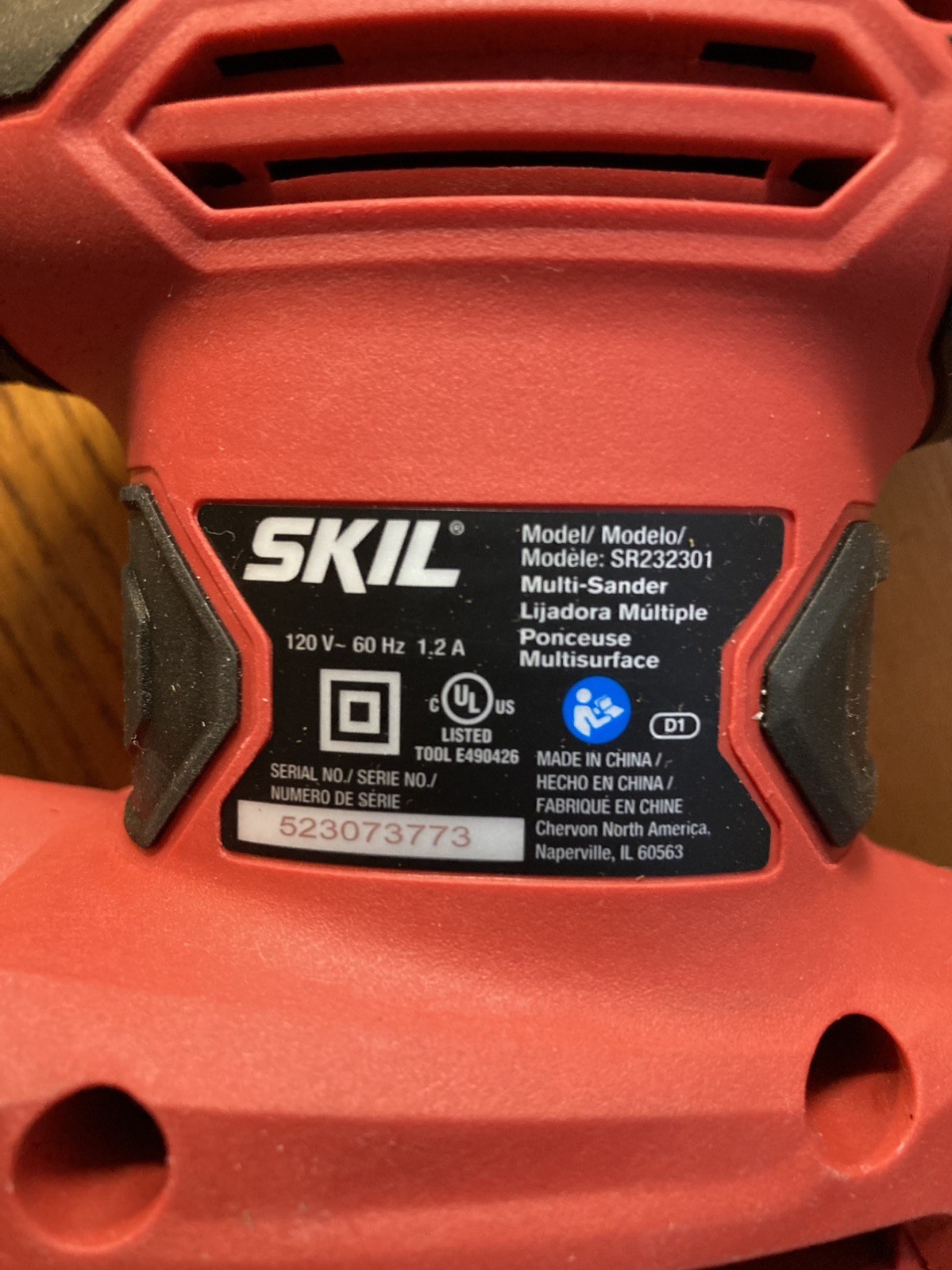 SKIL Multi-Function Detail Palm Sander, 1.2 amp, SR232301 ~ NEW-Open box