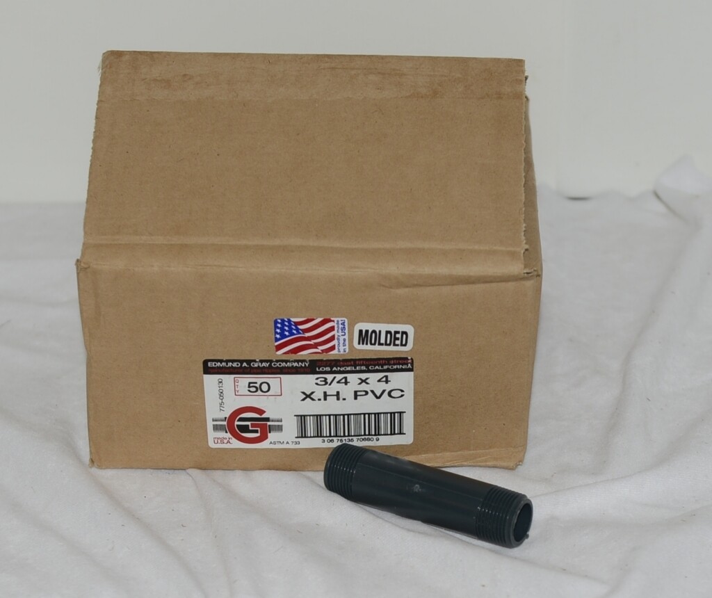 Edmund A Gray 775050130 XH PVC 3/4 x 4 Inches Gray Box of 50