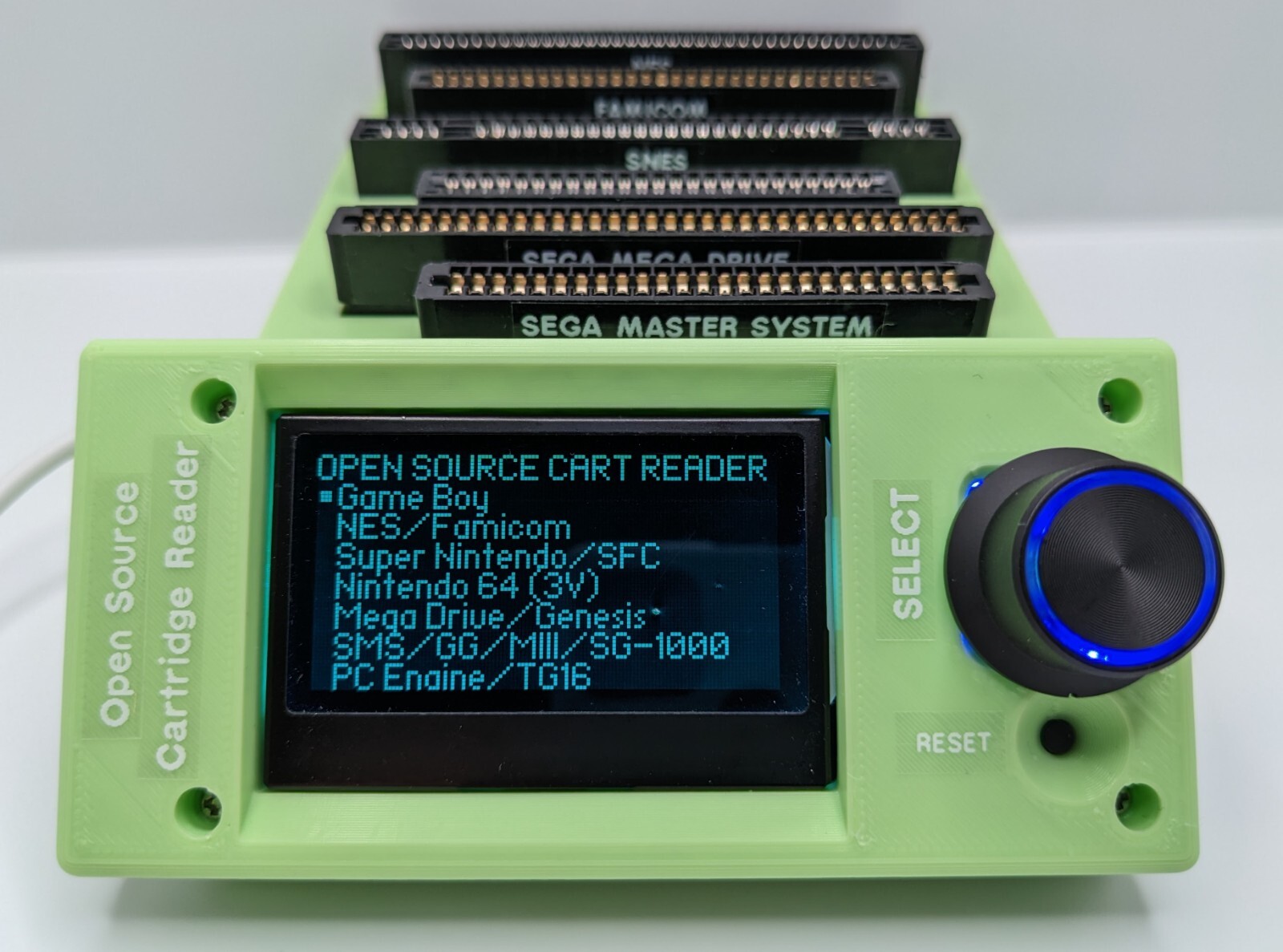 Open Source Cartridge Reader (Sanni cart reader HW5 Rev5) vSelect+RTC