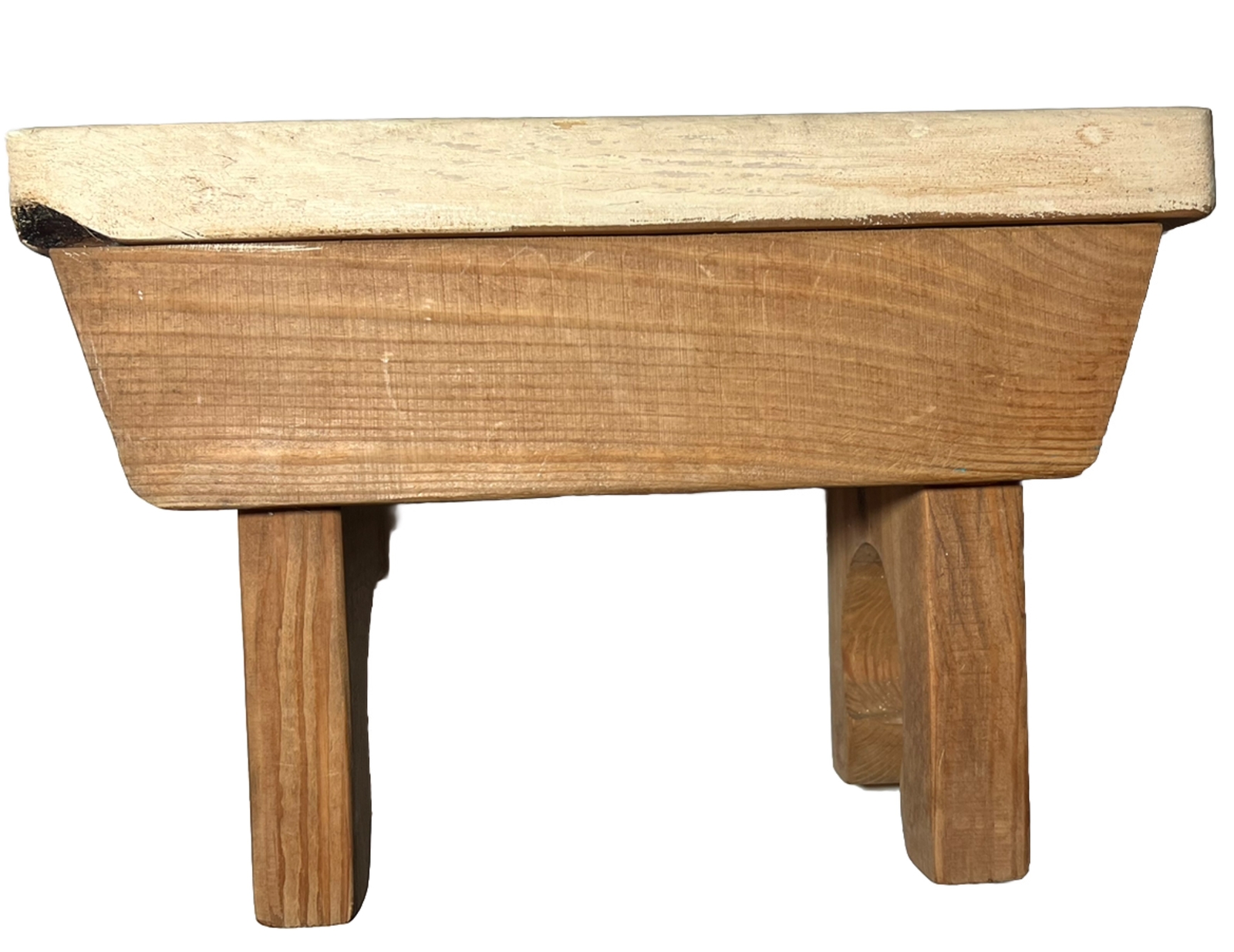 American Flag Wood Foot Stool