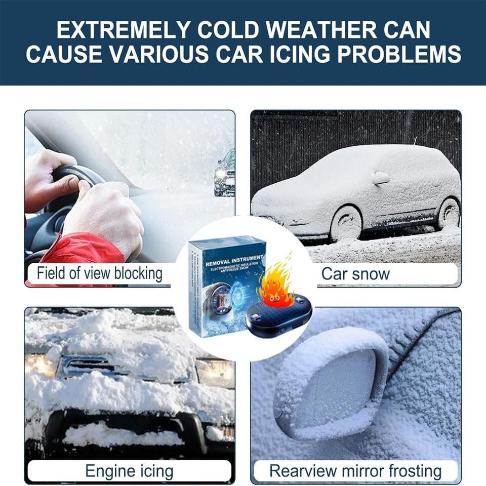 4 Pcs Electromagnetic Anti-freezing Device,electromagnetic Car Snow Removal