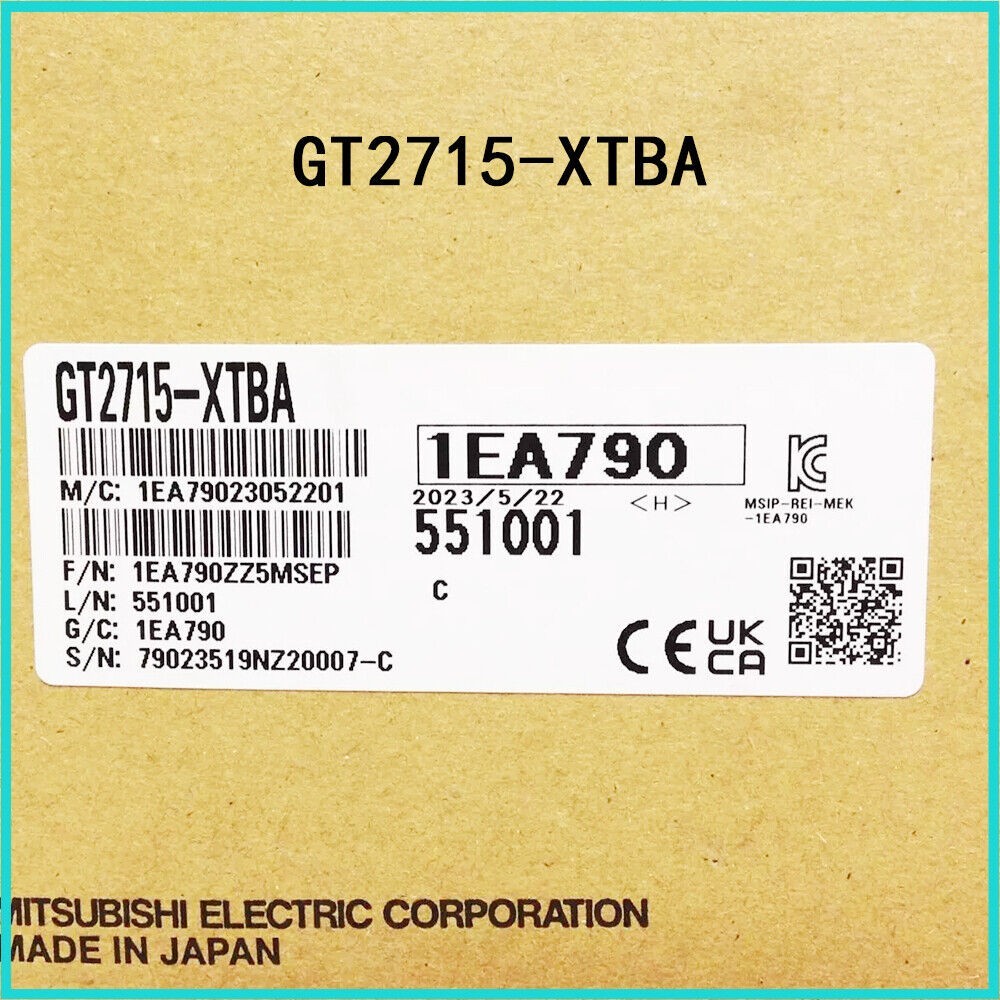 NEW SEALED ORIGINAL MITSUBISHI HMI GT2715-XTBA TOUCH PANEL