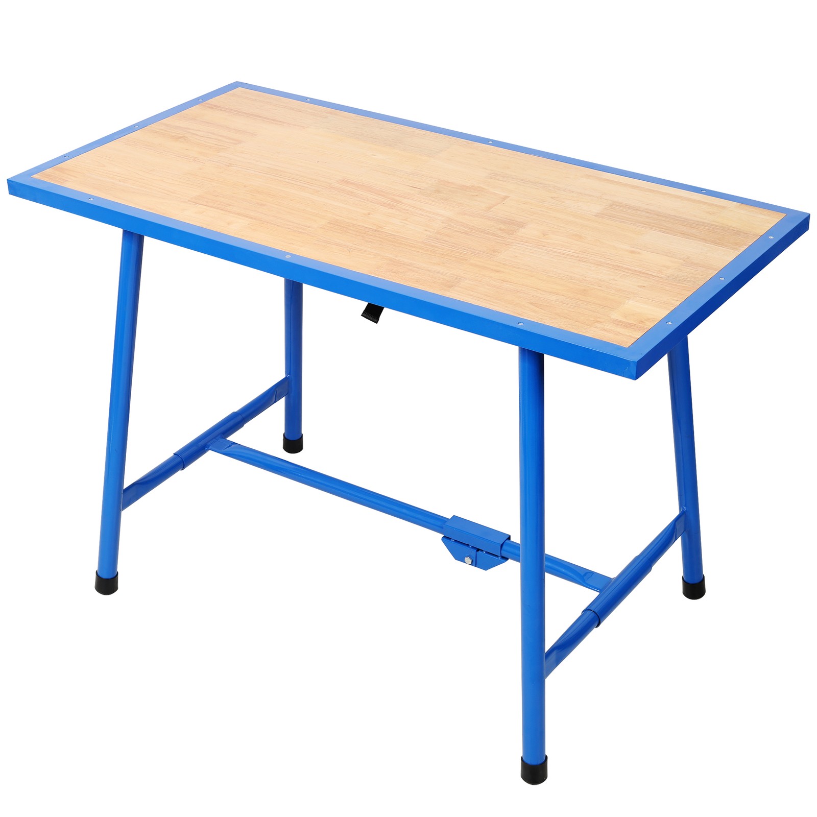 Foldable Work Bench 660Lbs Capacity Steel Frame Workshop Tool Table for Garage