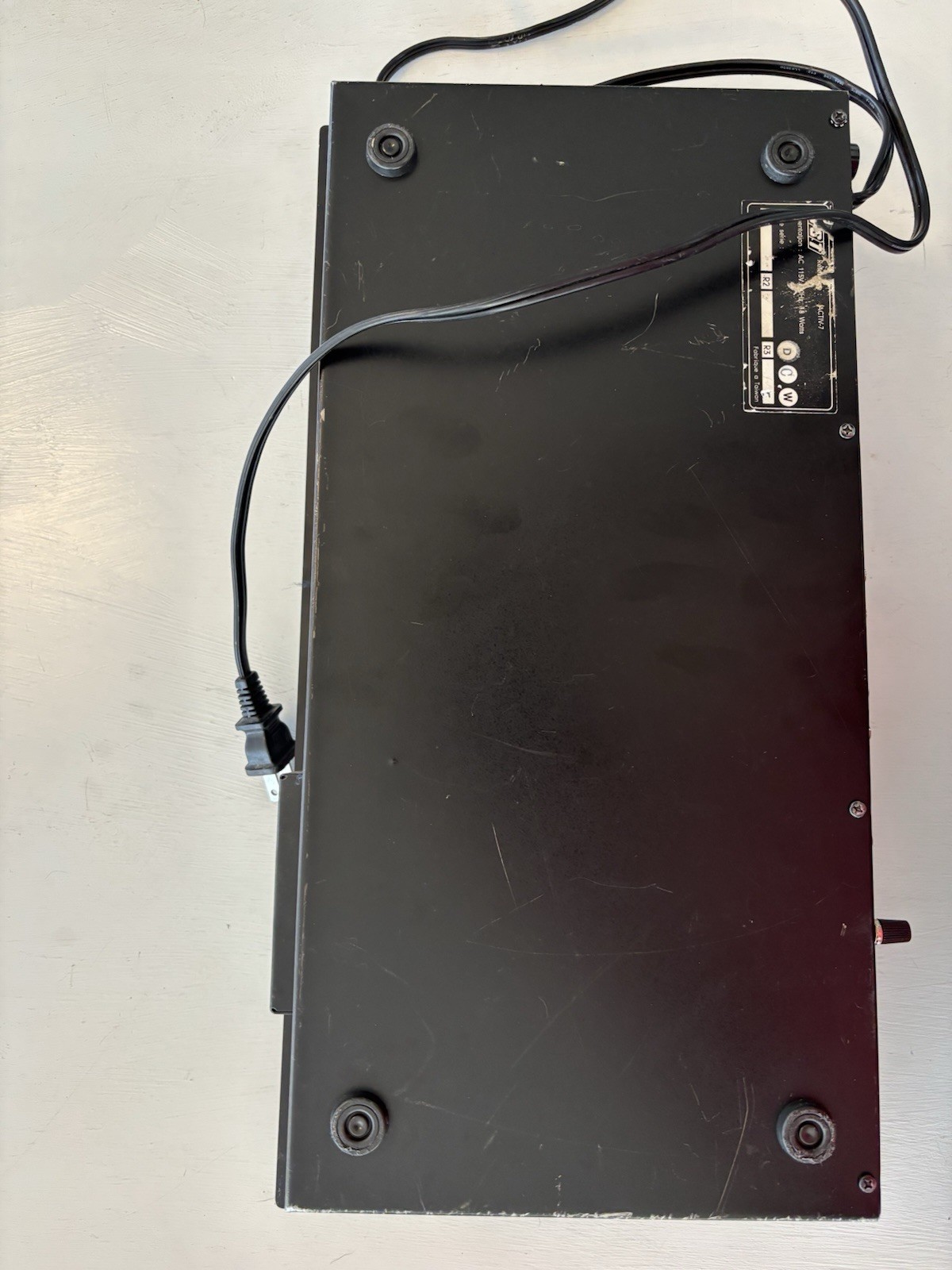 BST ACTIV 7 DJ Mixer -Powers On - Untested - Missing - 3 Level Covers
