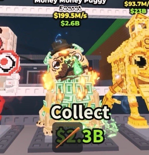 Money money puggy 199.5m M/s matteo hat and fire trait Steal a brainrot