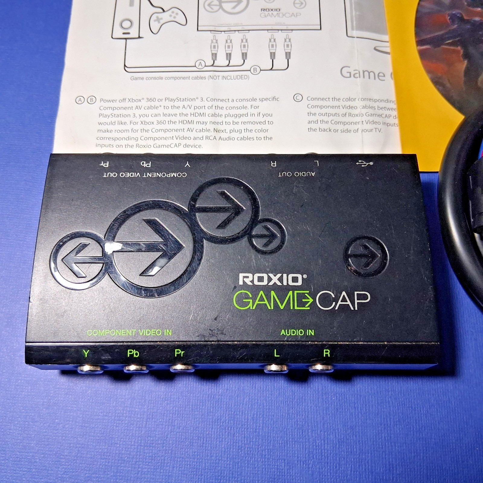 Roxio GameCap HU348-E Video Game Capture Device – Component Capture Xbox 360 PS3