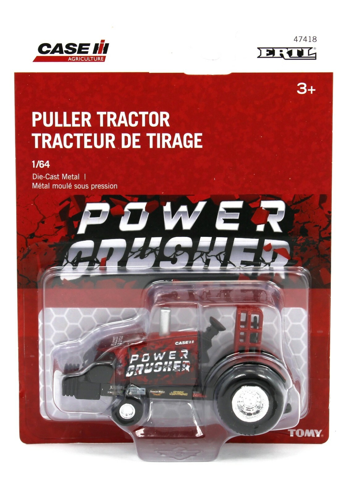 2022 ERTL 1:64 *PULLER* CASE IH *POWER CRUSHER* Pro Stock Pulling Tractor *NIP*
