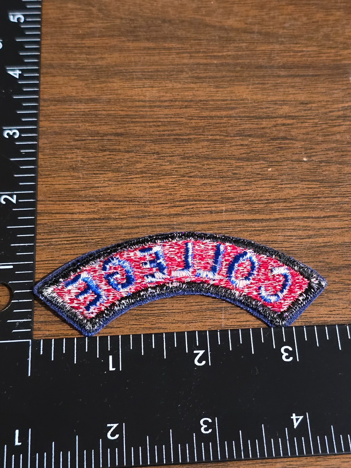Original Patch College Tab Cut Edge 2808