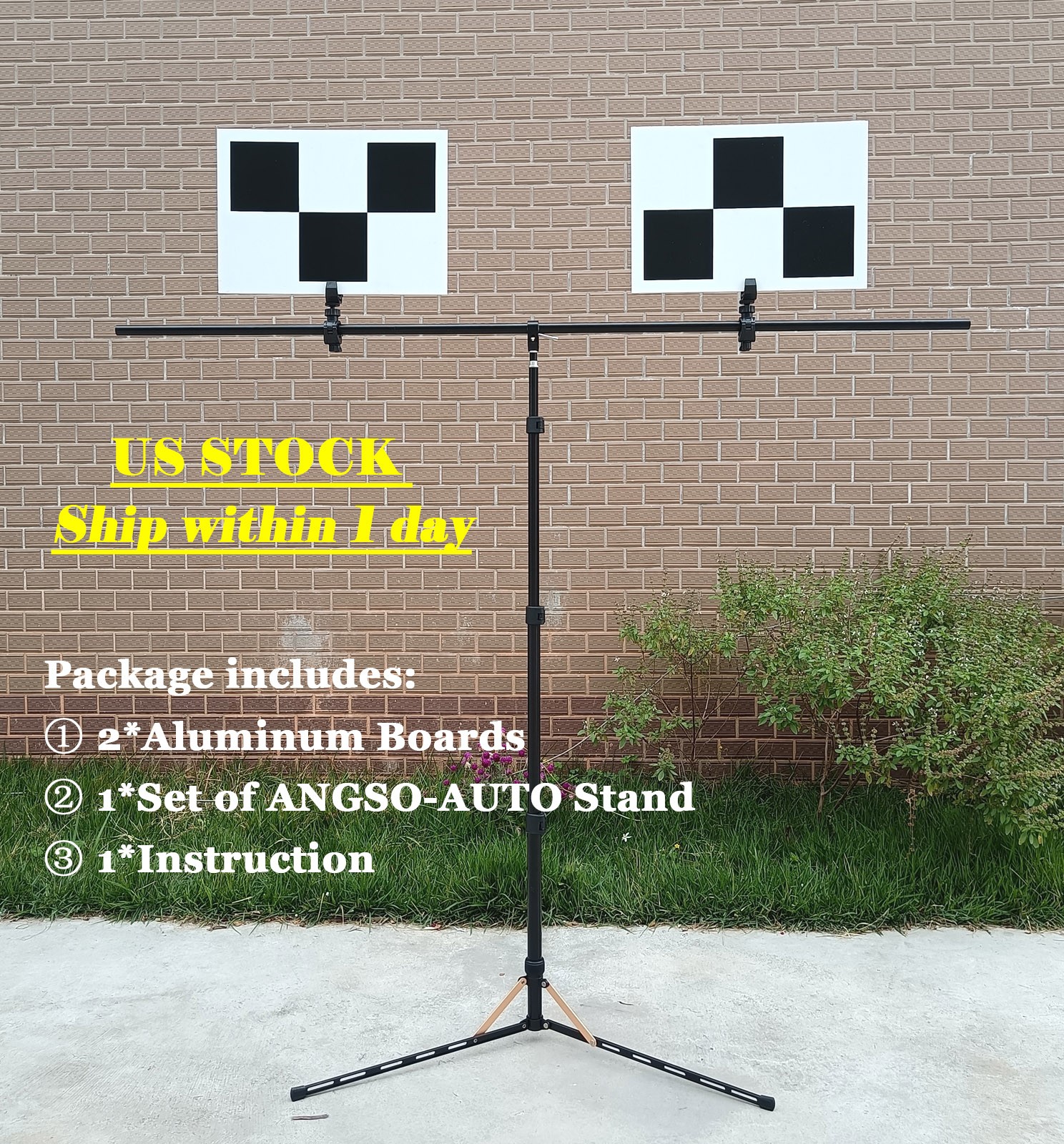 US STOCK Fit For Mazda LDW Front Camera Aiming ADAS Calibration Target Boards
