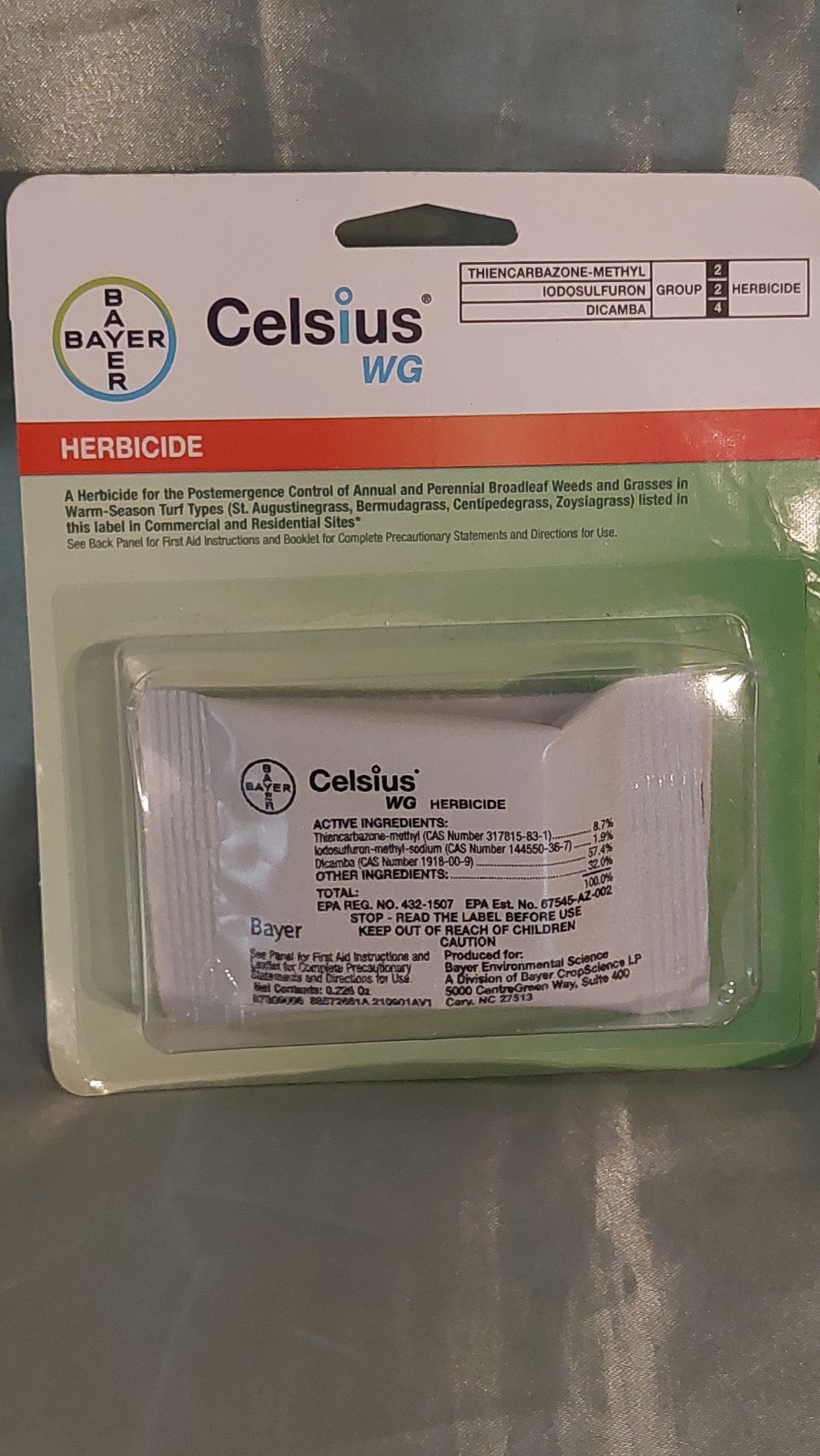 Celsius Herbicide - Single dose 0.226 oz Easy Mix Packet - Post Emergent