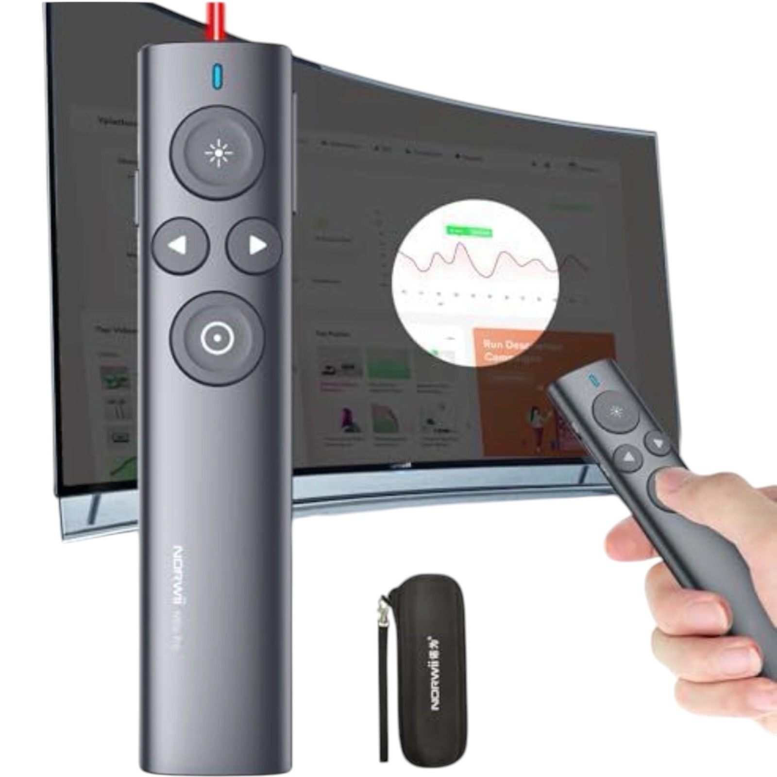 Norwii N95s Pro Laser Presenter - Red Light