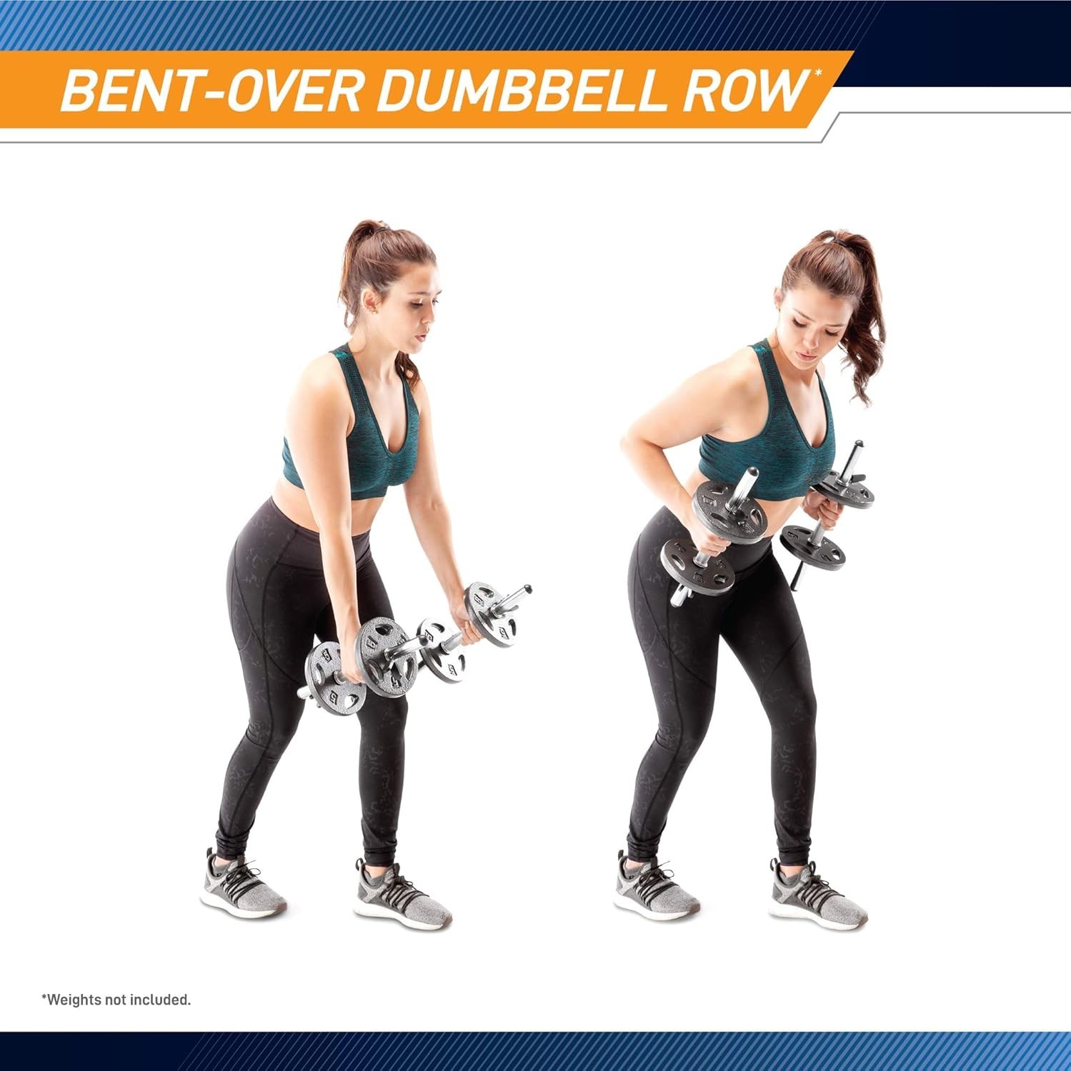 Hollow Curl Bar and Dumbbell Handle Set with Spring Collars