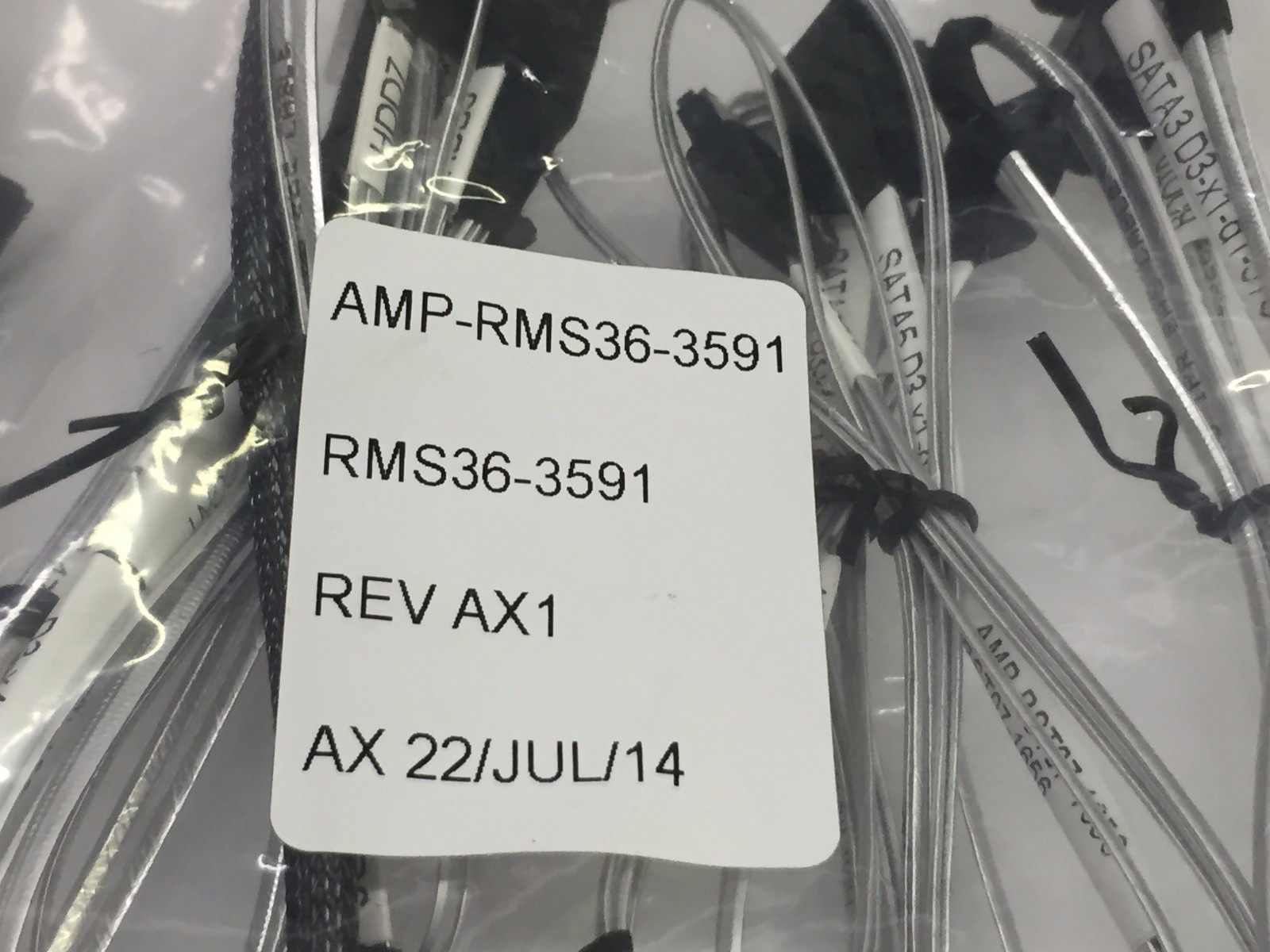 Amphenol Mini Sas Cable SET RMS36-3591 REV AX1
