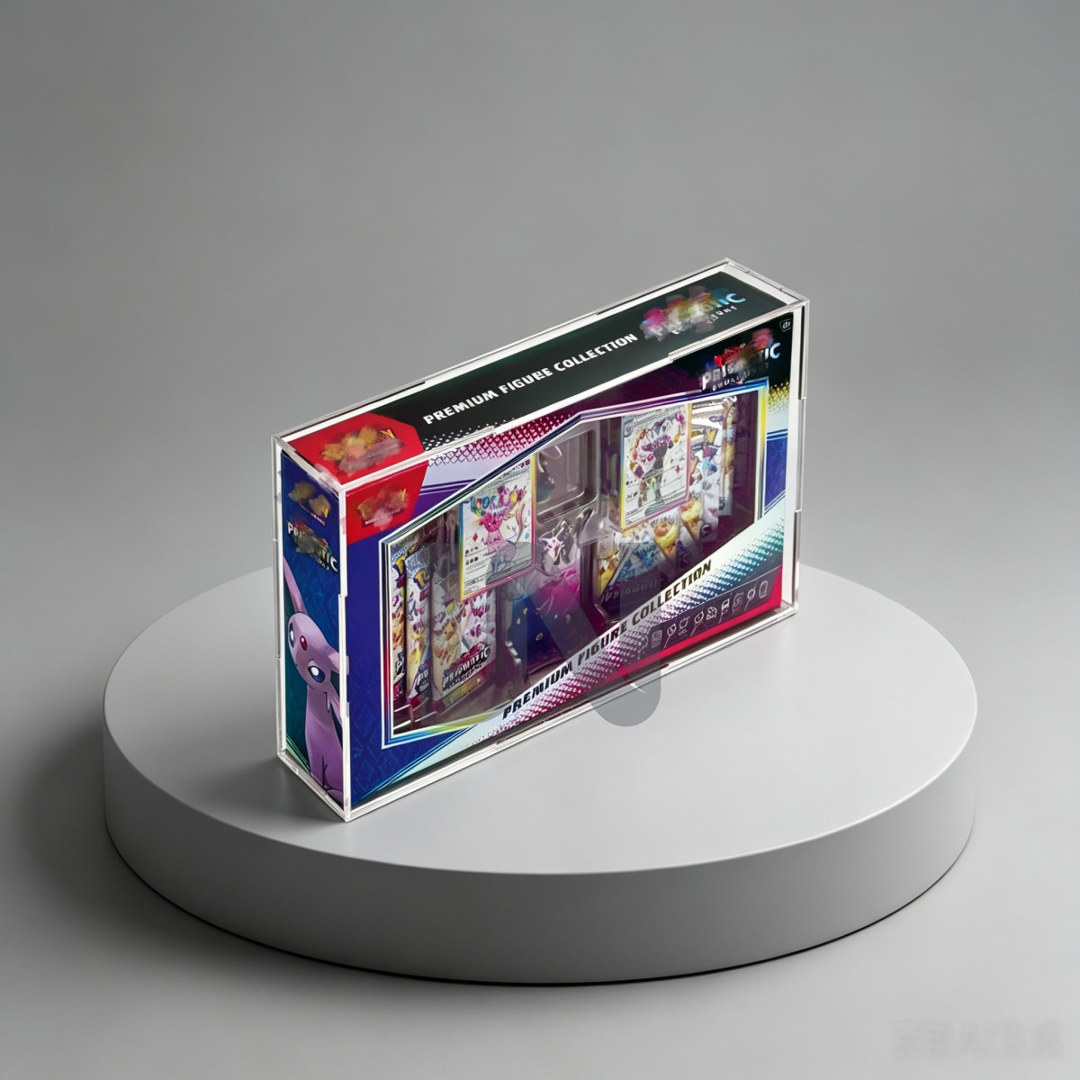 Acrylic Display Case For Pokemon Prismatic Premium Figure Collection In Stock