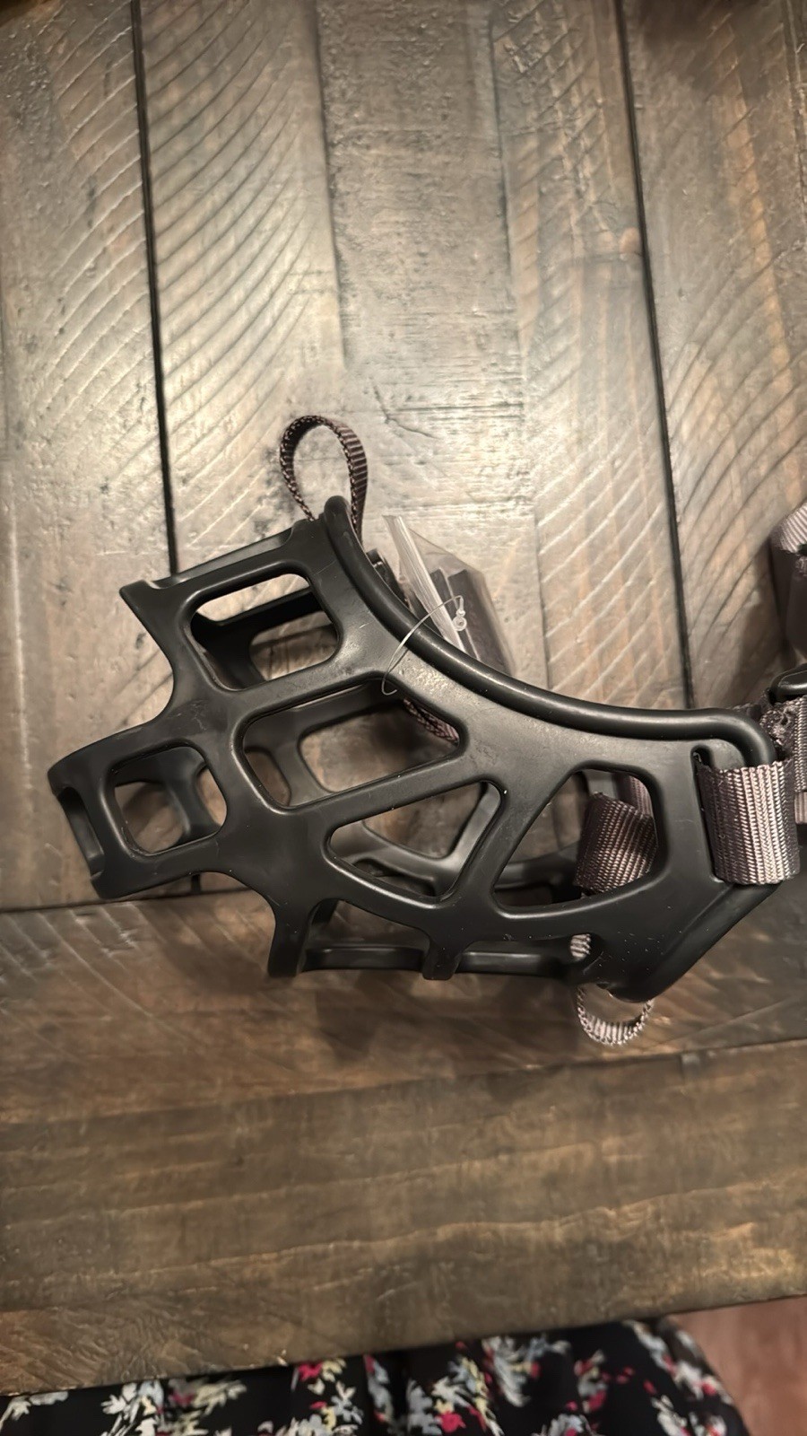 Top Paw Training Adjustable Dog/Canine Basket Muzzle ( LARGE ) NEW W/STRAP &FOAM