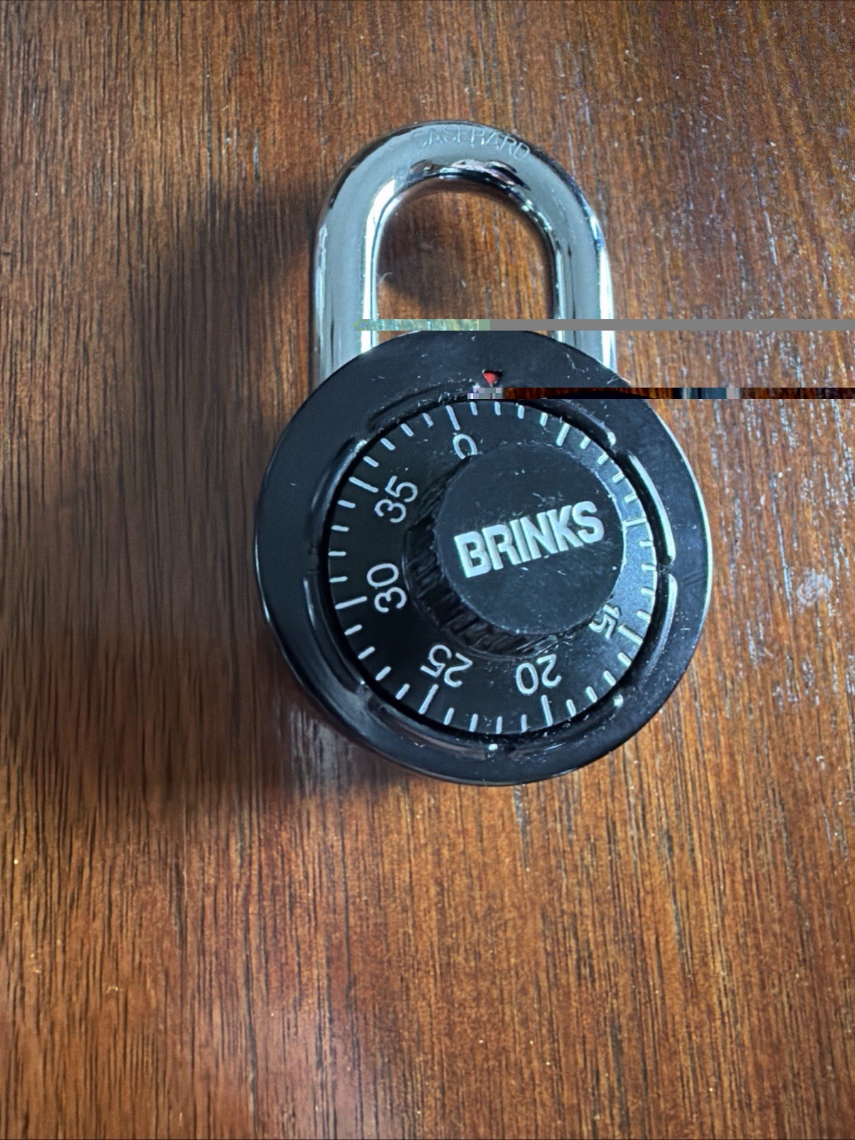 2 Brinks Combination Padlocks with Original Combination Sticker on Back NEW