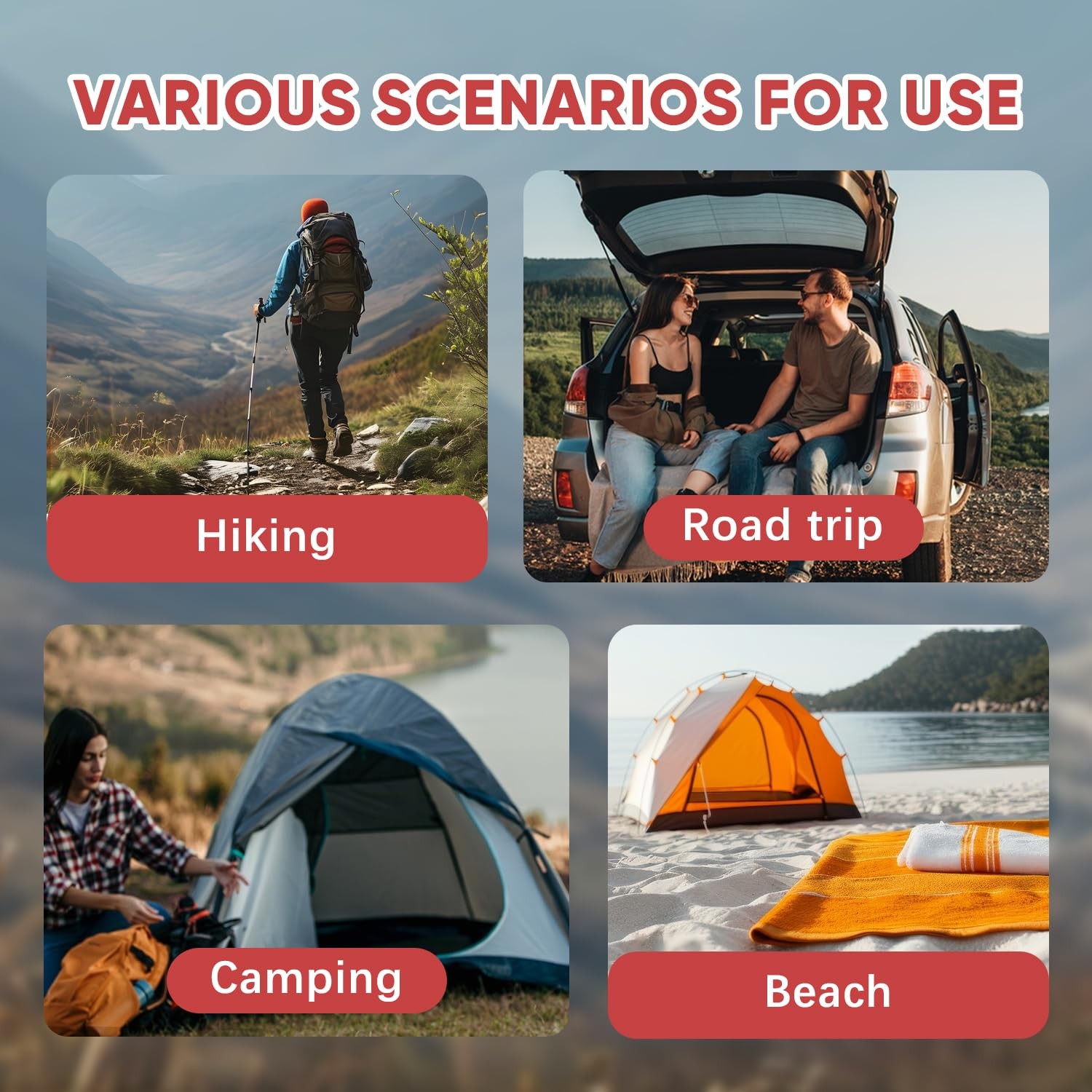 Ultralight Foam Sleeping Pad Waterproof Closed Cell Foldable Camp Mat