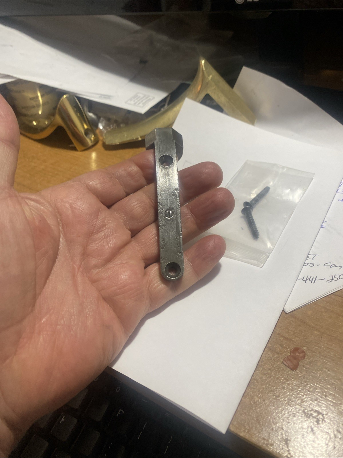 Thompson Center Hawken 15/16"  Tang w screws 3 Hole