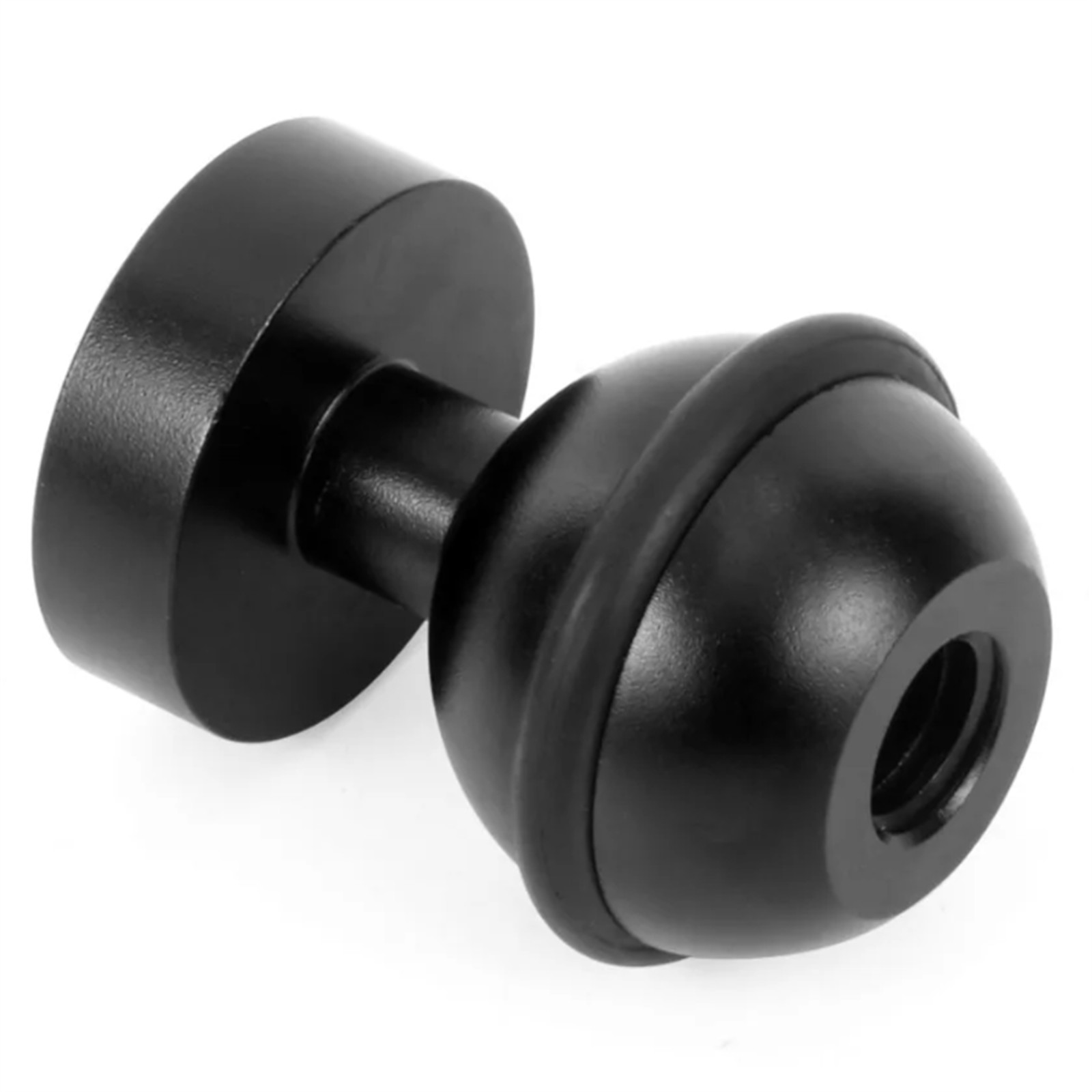 Black 1In Ball Adapter For Gopro Action Camera Fill Light Diving Flashlight