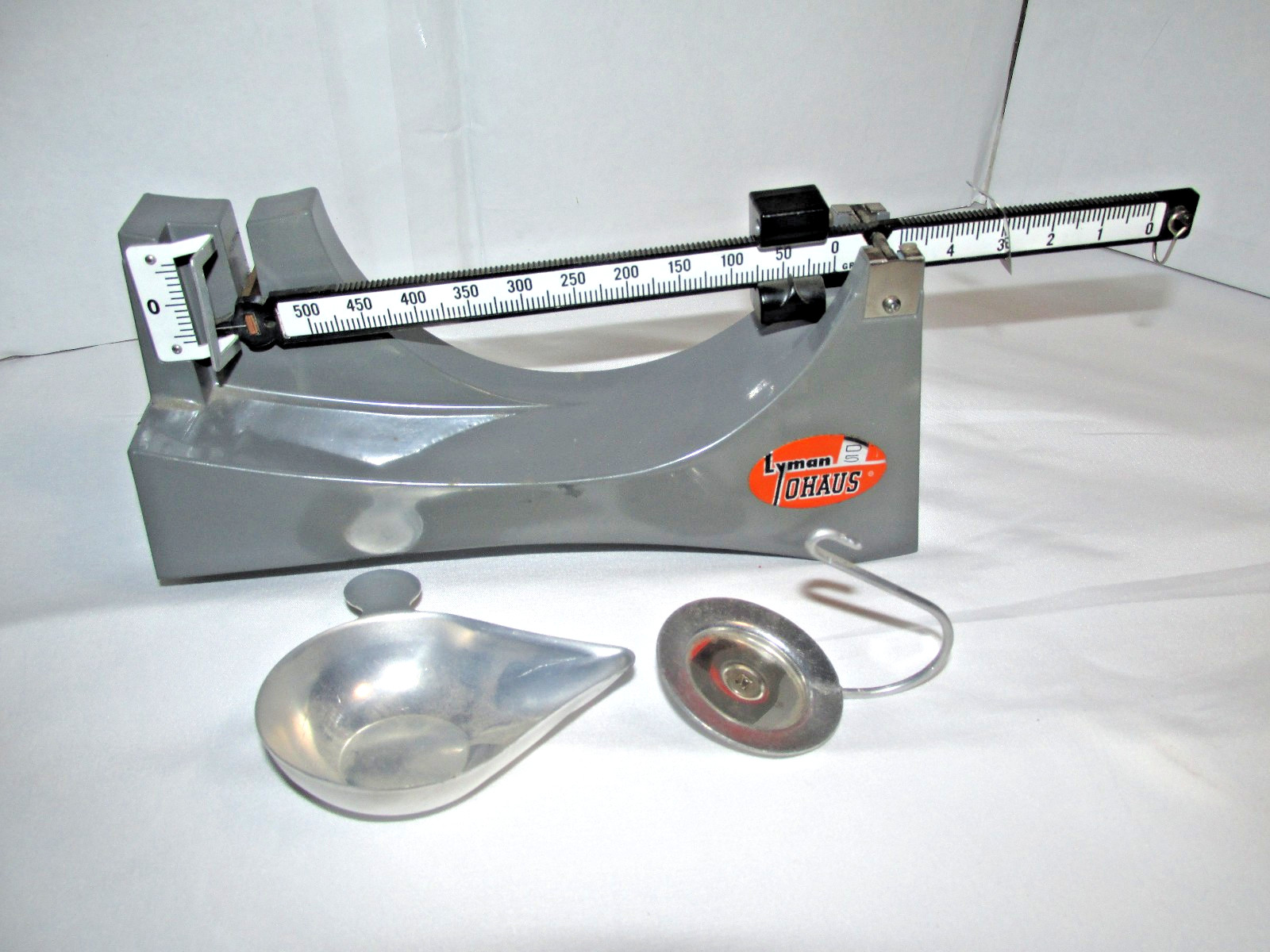 Vintage 1970s Lyman Ohaus Model D-5 Beam Scale