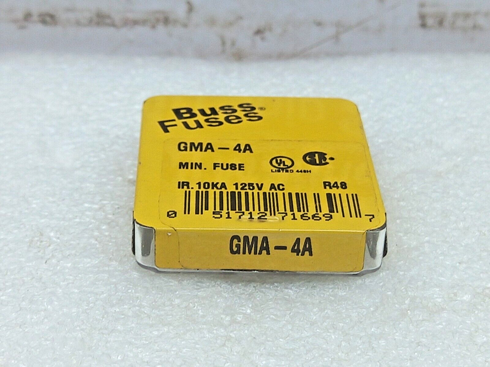 Cooper Bussmann GMA-4A Circuit Motor Protector Quick Blow Fuse 5PCs In Lot