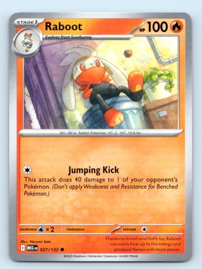 Raboot 027/132 ~ Common English Near Mint