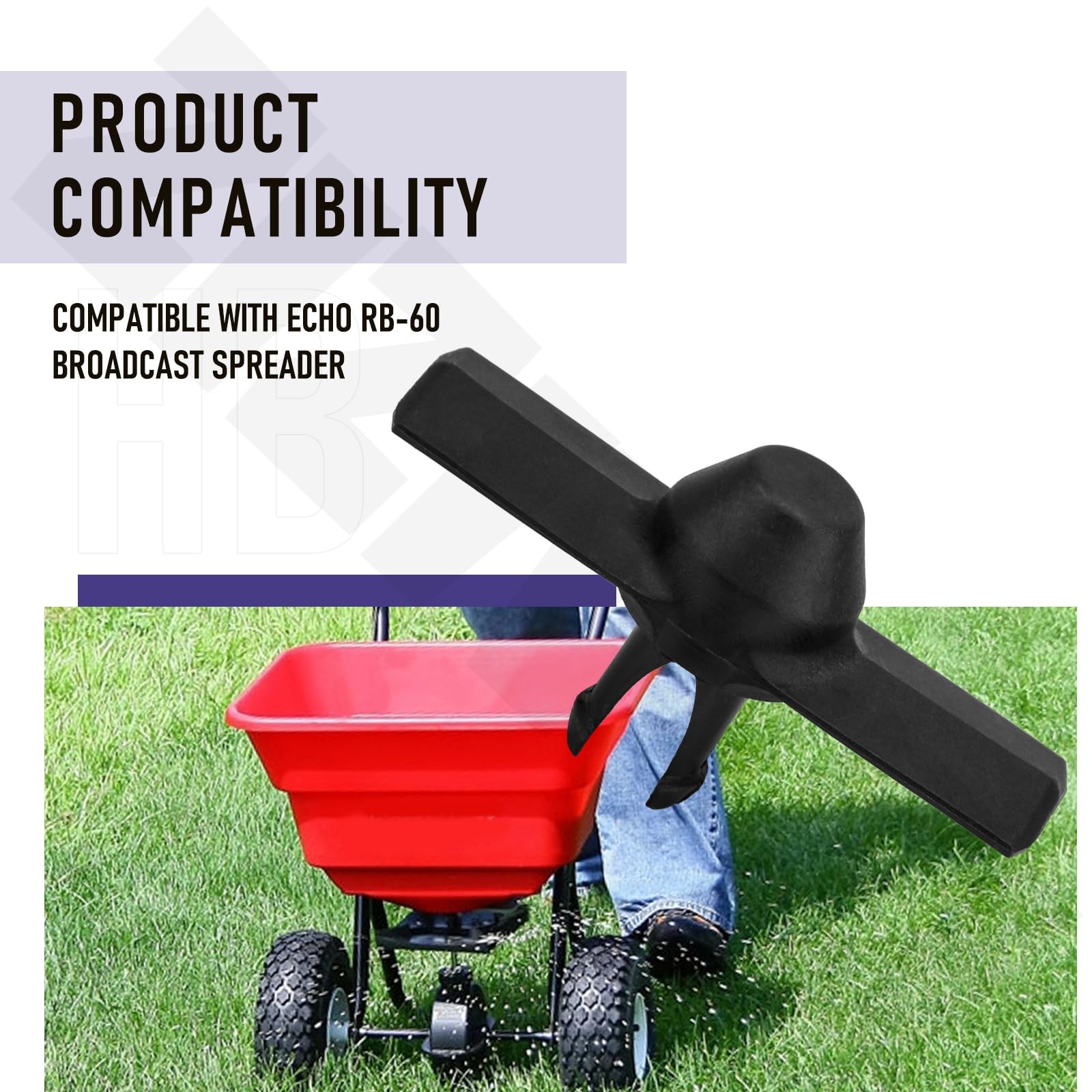 ZIZIWEI Agitator Replacement Part for Echo RB60 Broadcast Spreader, Improve S...