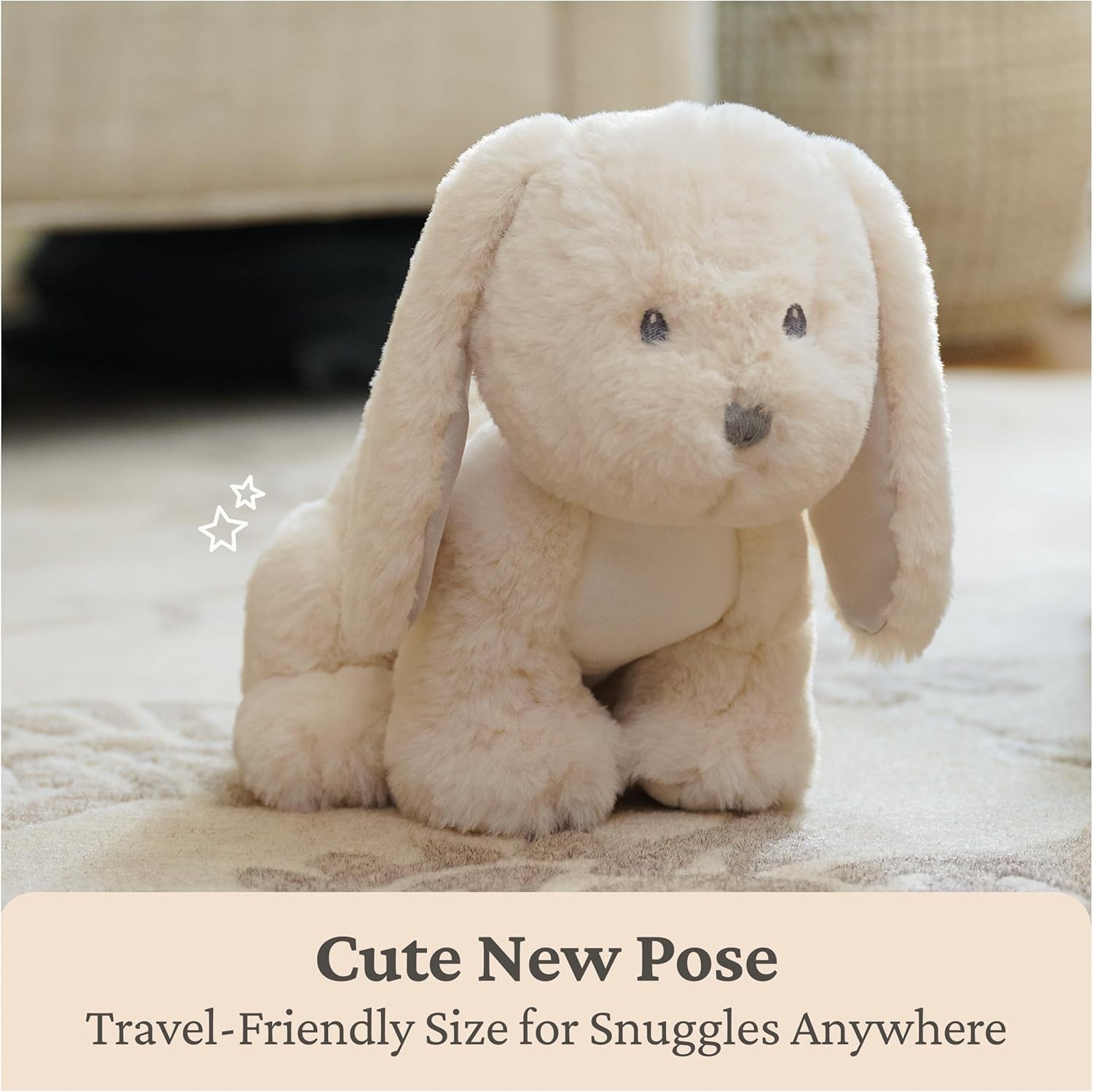 GUND Baby Clover Bunny Plush, Bunny Stuffed Animal for Babies and Toddlers, Crea