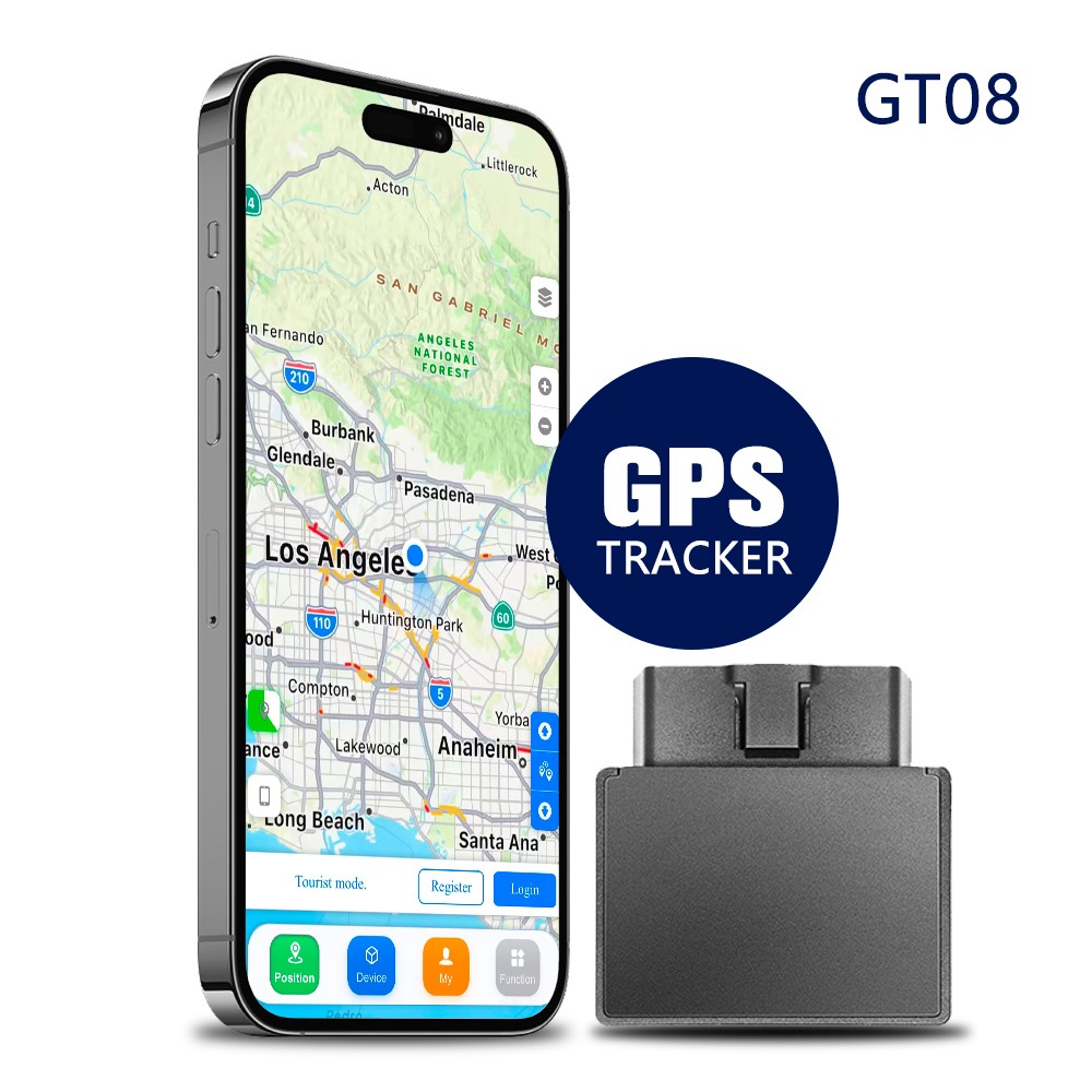 GT08 4G-LTE GPS Vehicle Tracking Device Support Android & IOS APP Low Monthly