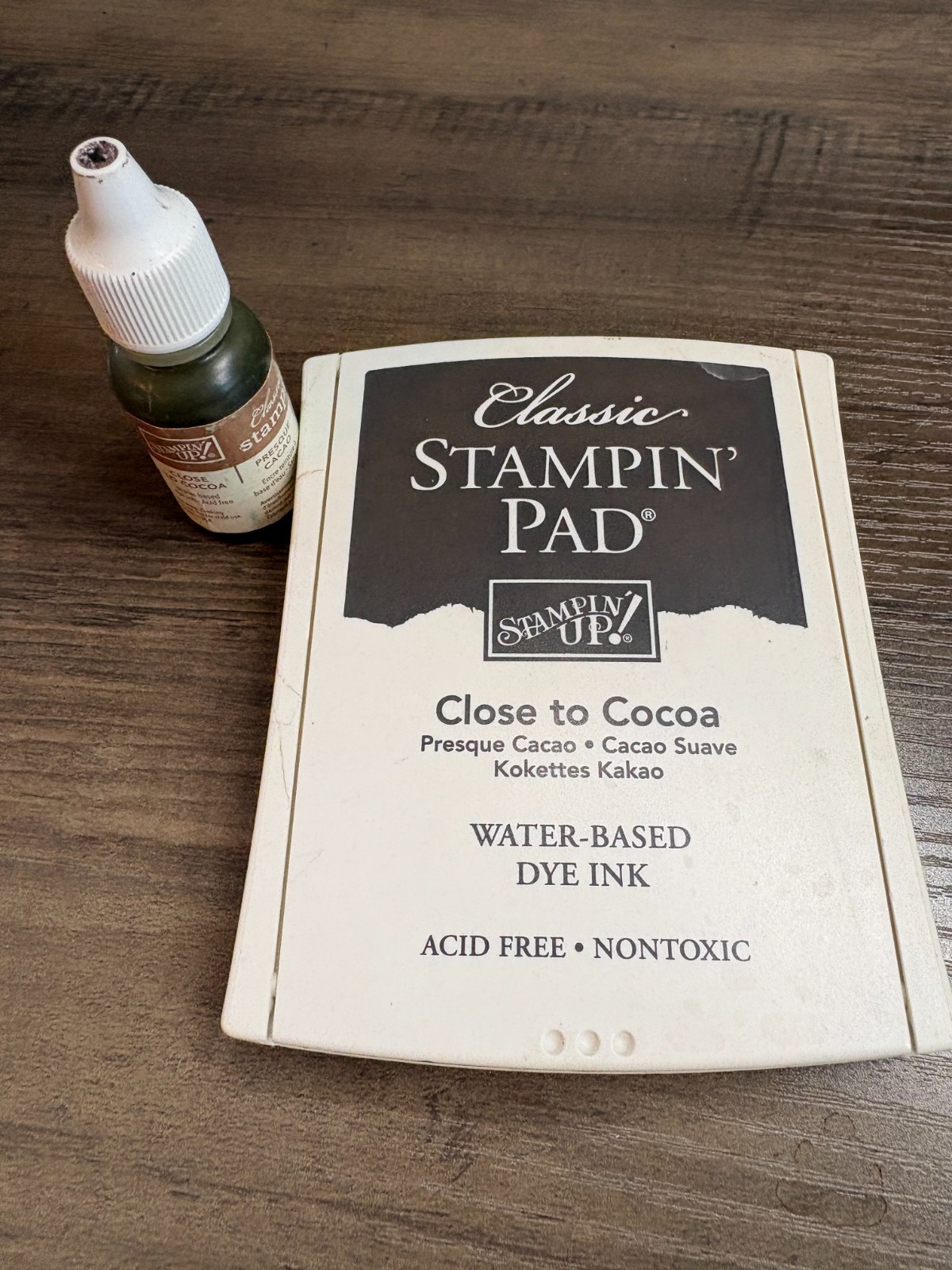 Stampin Up Classic Ink Refill & Pad ~ Close to Cocoa ~Z7