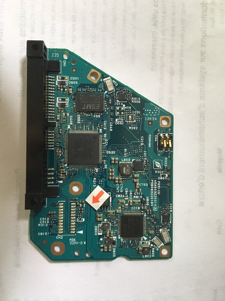 Toshiba 3,5  SATA Hard Drive HDD Circuit Logic PCB Board G003220A