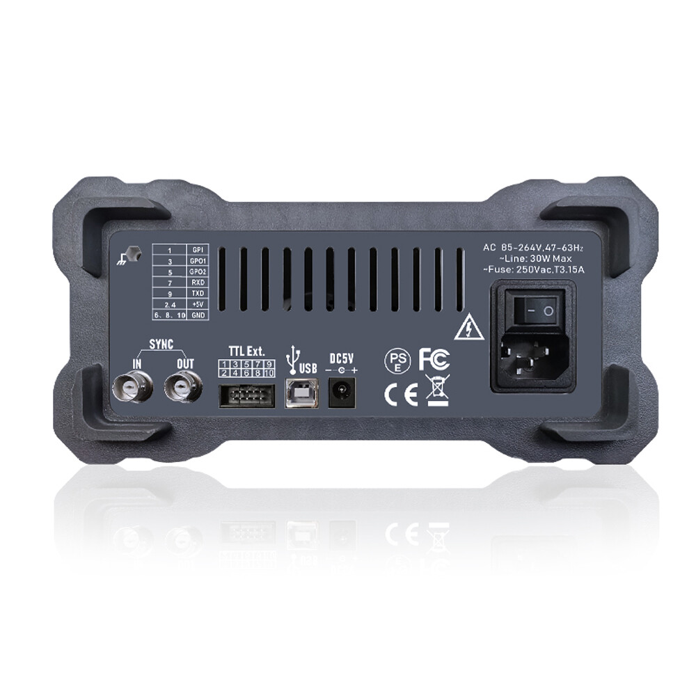 JUNTEK PSG9080 programmable DDS function Aribitrary Waveform Generator 2CH 80Mhz