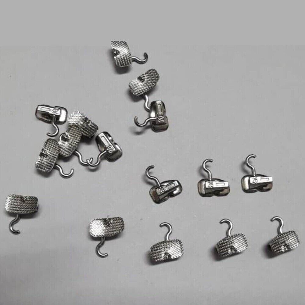 1 Pack Dental Orthodontic 1st molar buccal tubes with crimpable hooks 4pcs/Pack