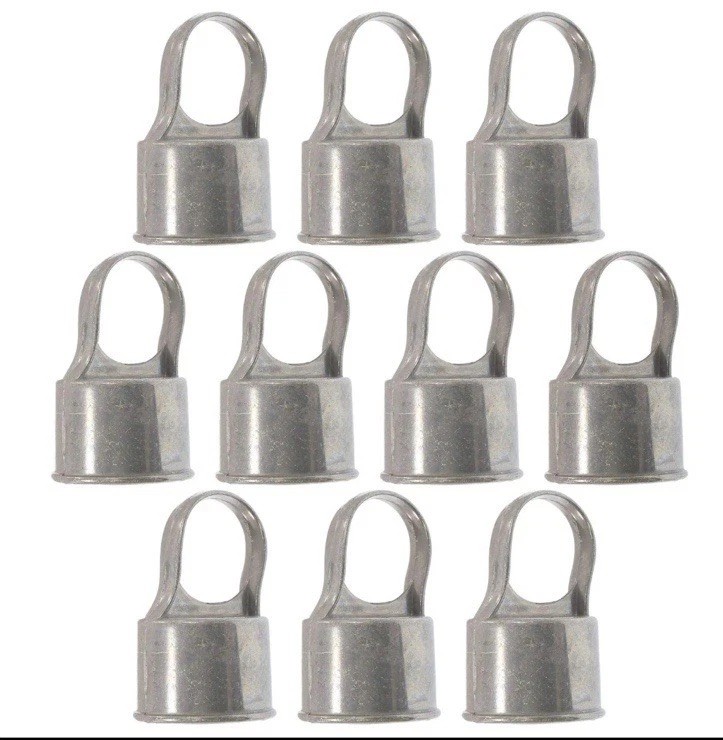 Chain Link Fence Loop Caps  2" (1 7/8" OD) x 1 3/8" Pack of 10