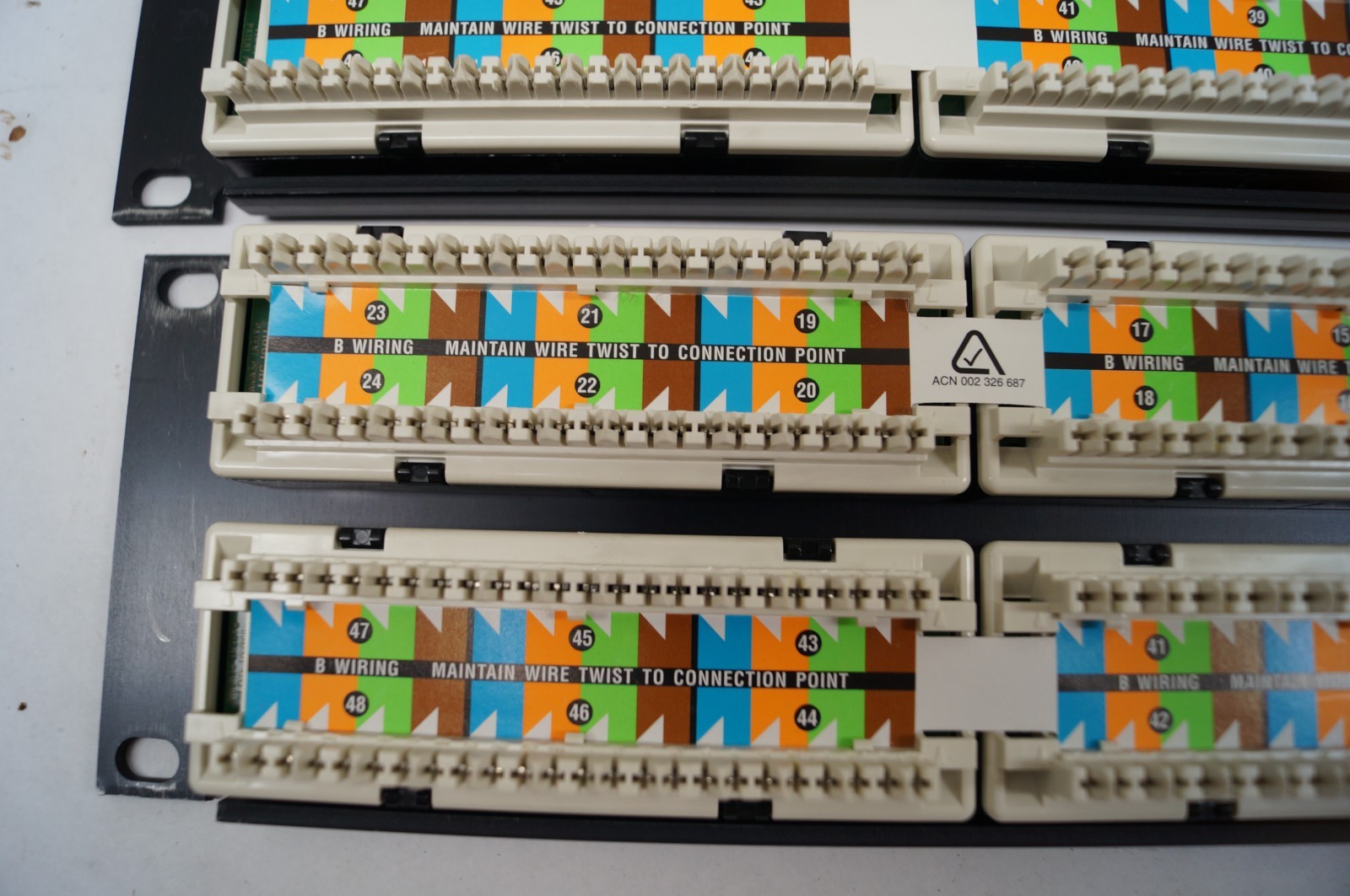 LOT (3) ICC Lucent Cat5e Patch Pack 1100PSE Power Sum Panels WORKING B343