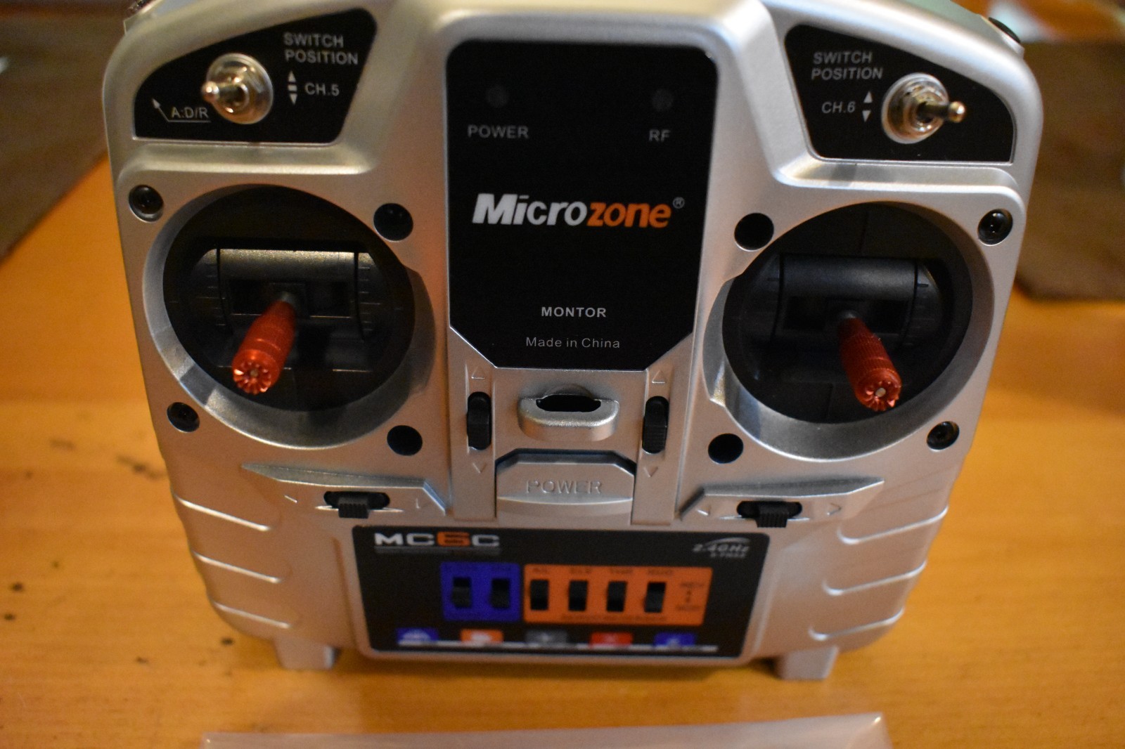 Radio Controller "Micro Zone" 6 CH. with Receiver Brand New open box.