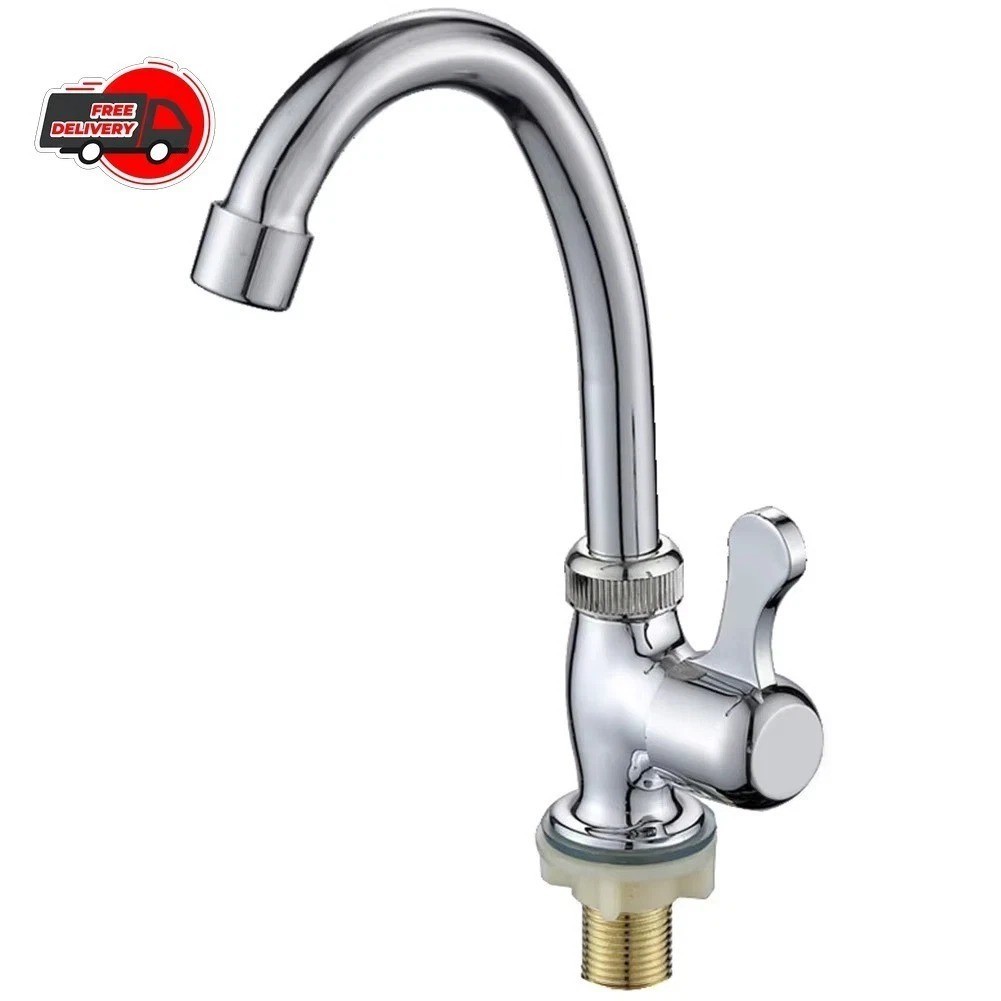 Kitchen Faucet Resistant Corrosion Single Cold Water Healthy Water Tap