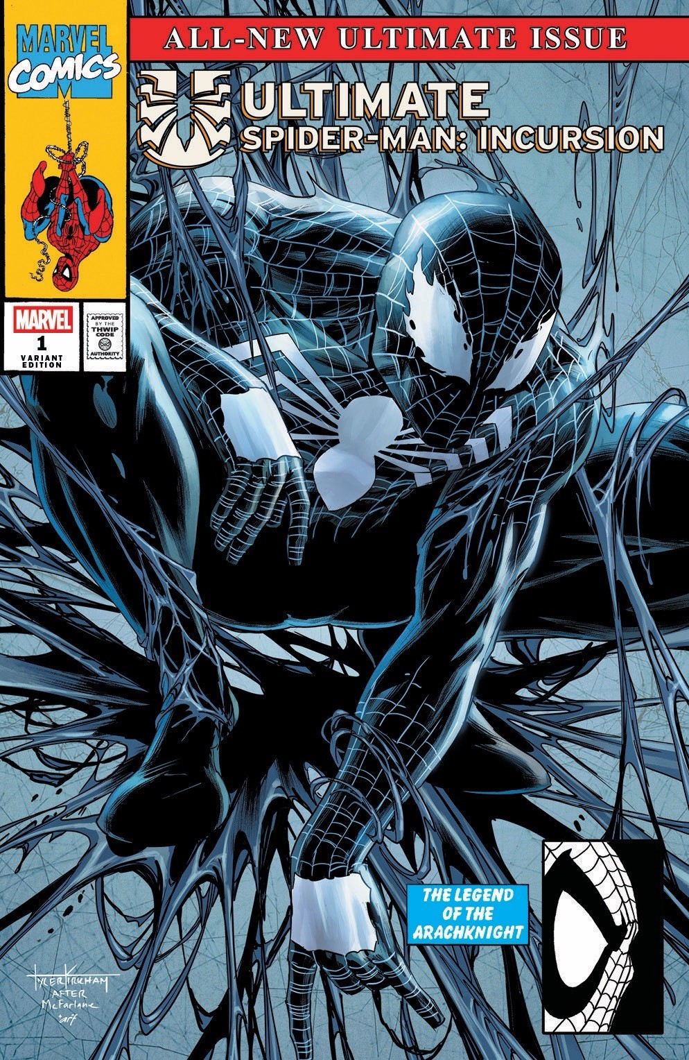 🔥 ULTIMATE SPIDER-MAN INCURSION #1 TYLER KIRKHAM Trade Dress Variant LTD 3000