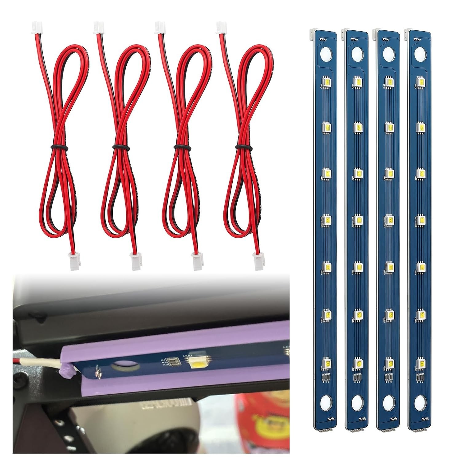 24V LED Light Board Replacement with Flashforge Adventurer 5M/5M Pro, 3D Printer