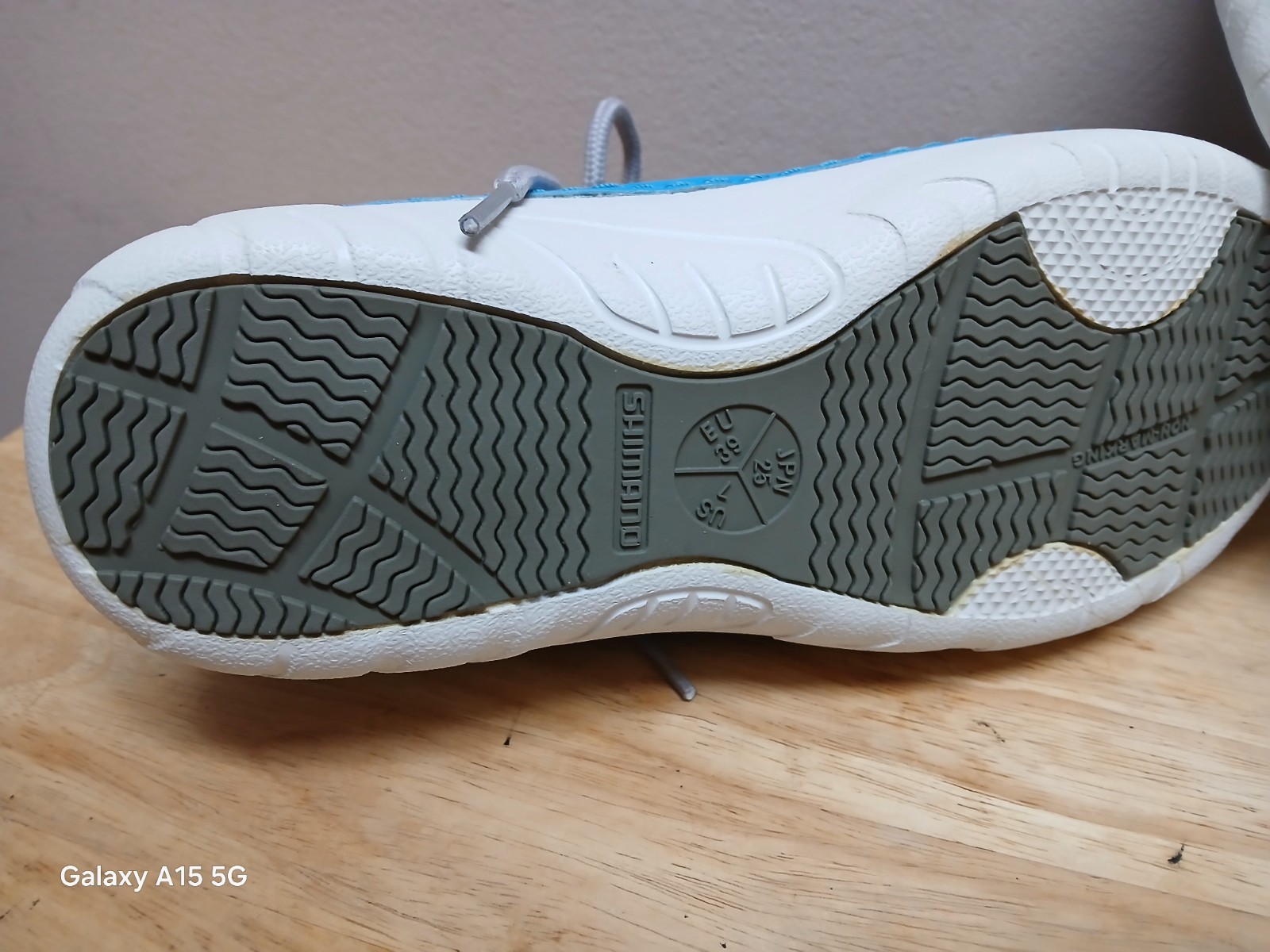 SHIMANO EVAIR BOAT SHOE MEN'S SIZE 7 BLUE/GREY
