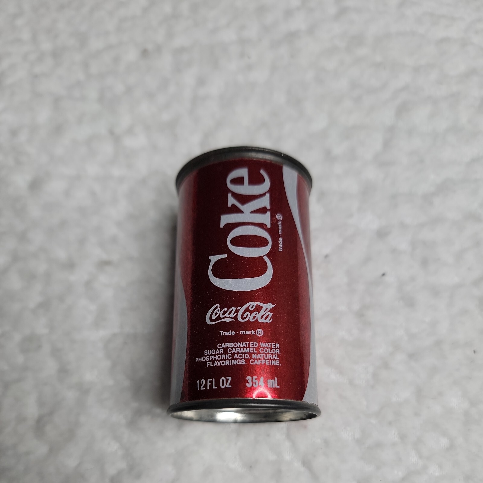 Vintage Coke Coca Cola Tin can  Pencil Sharpener 2.5" Hong Kong advertising