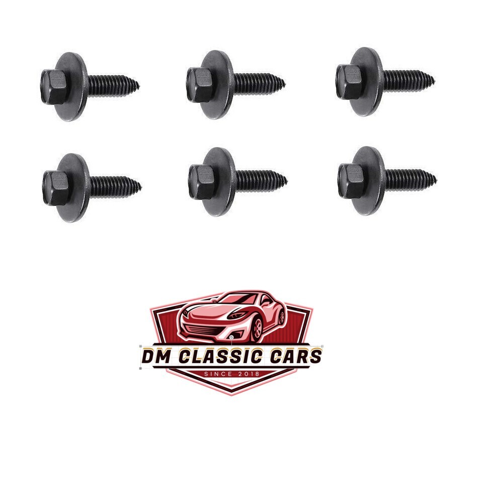 6 CORRECT DOOR HINGE BOLTS!: PLYMOUTH DODGE CHRYSLER A B C E BODY & PICKUP