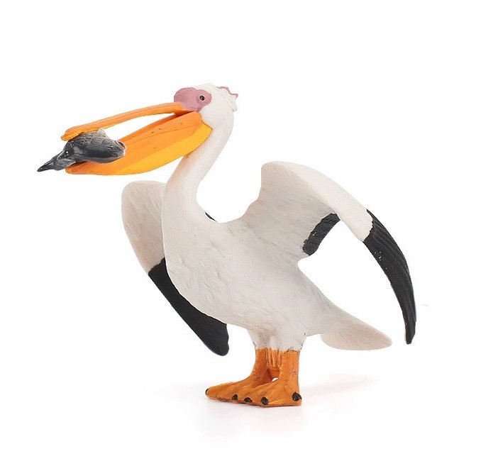 Pelican Bird Animal Figure Toy PVC Wildlife Small Figurine Birthday Gifts