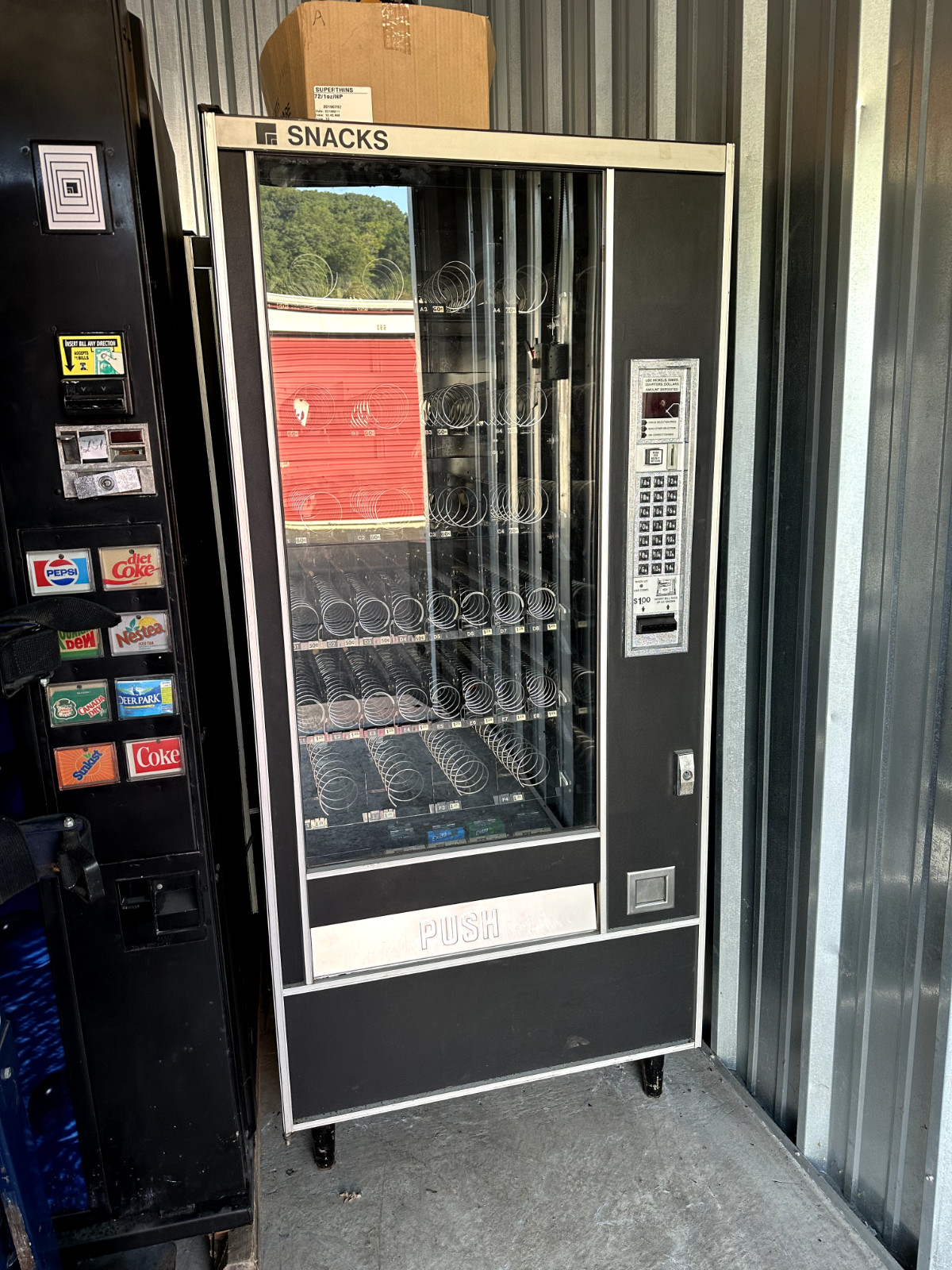 Vending Machine Lot, Snack & Drink Combo – Used, Fully Functional – Local Pickup