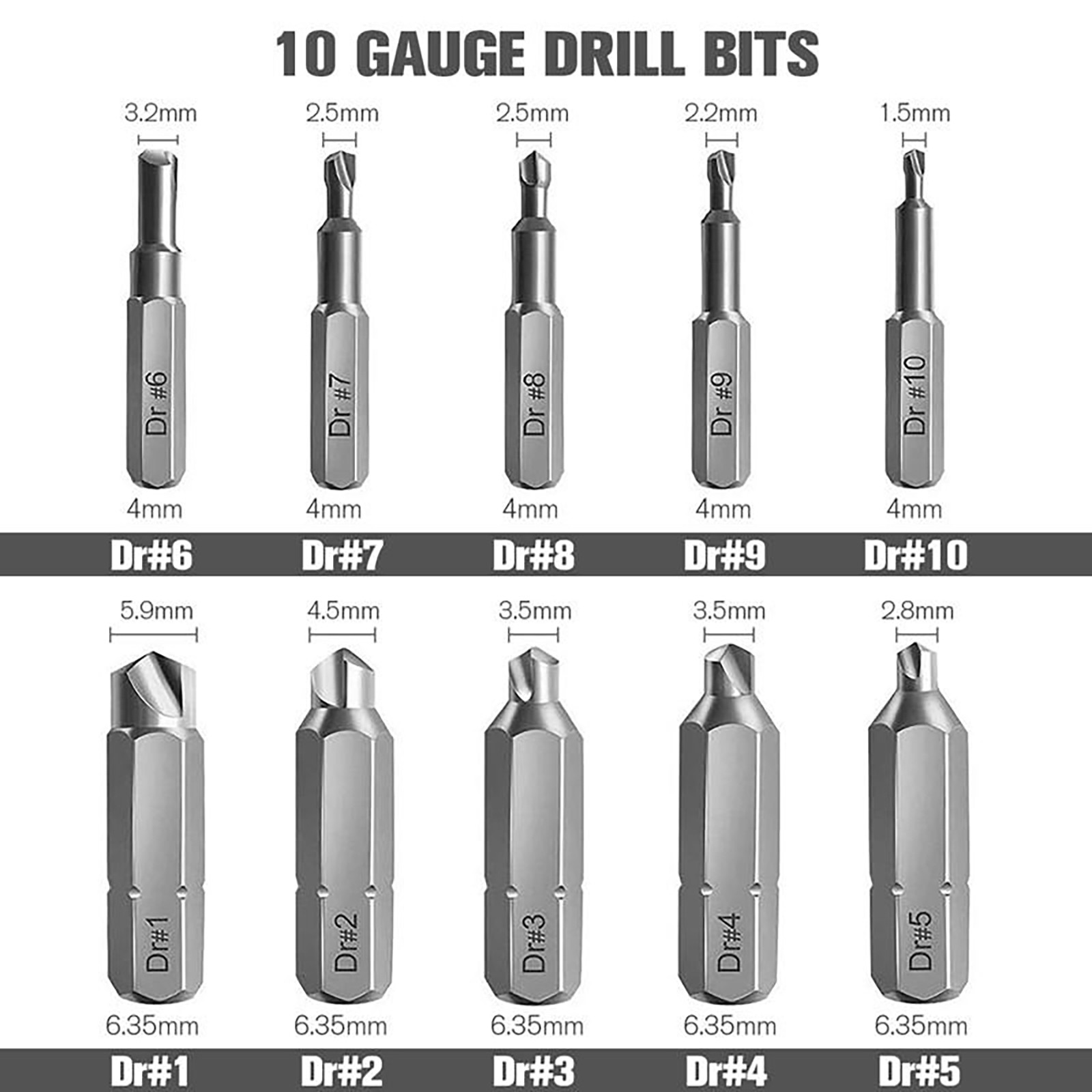 22* Broken Screw Extractor Remover Set Damaged Bolt Easy Out Stripped Drill Bit