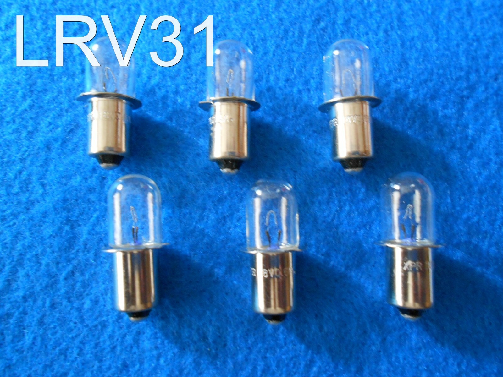 (6) RYOBI 18 VOLT Flashlight Replacement "REAL" Xenon Bulbs / ONE+ P700 703 704