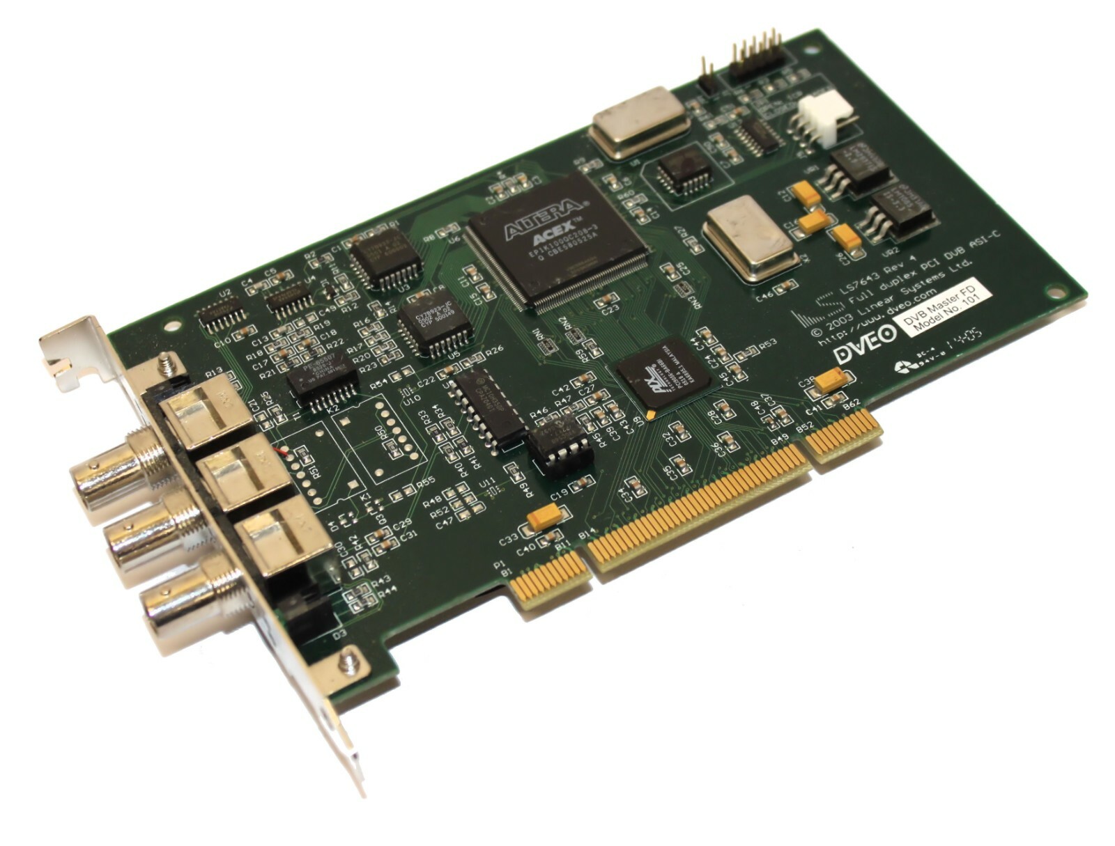 Linear Systems LS7643 Rev 4 DVB Master FD 101 Full Duplex DVB-ASI-C